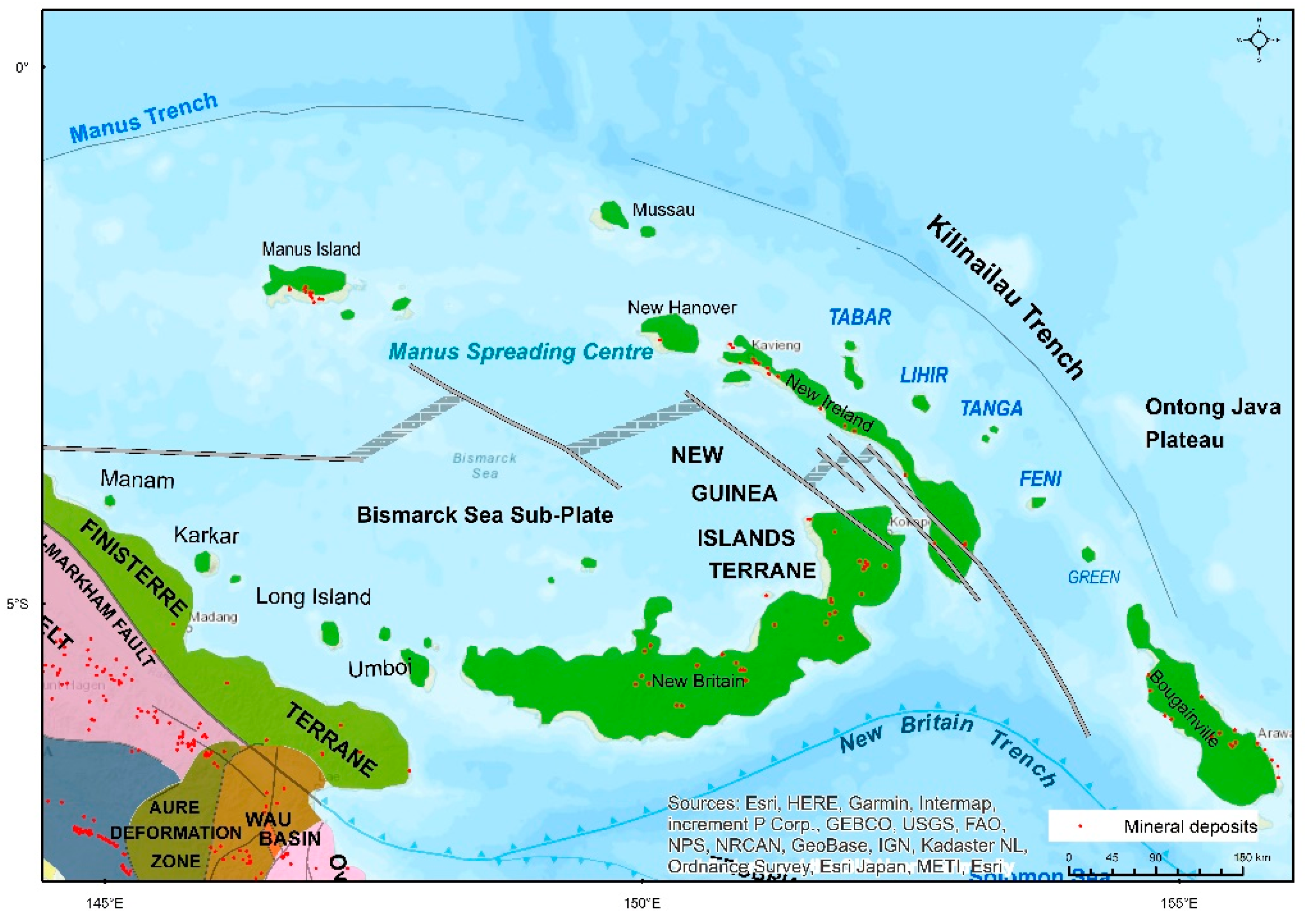 Geosciences Free FullText The Geological and Tectonic Evolution of Feni, Papua New Guinea