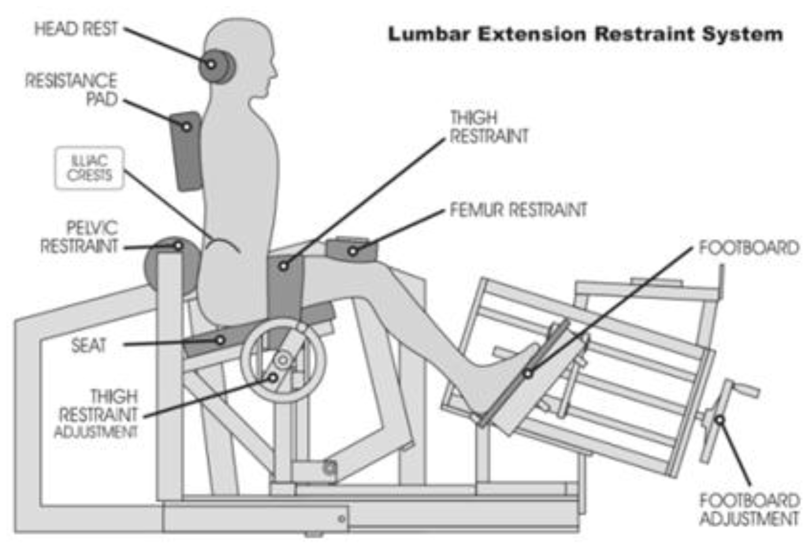 Medx lumbar extension machine for sale online