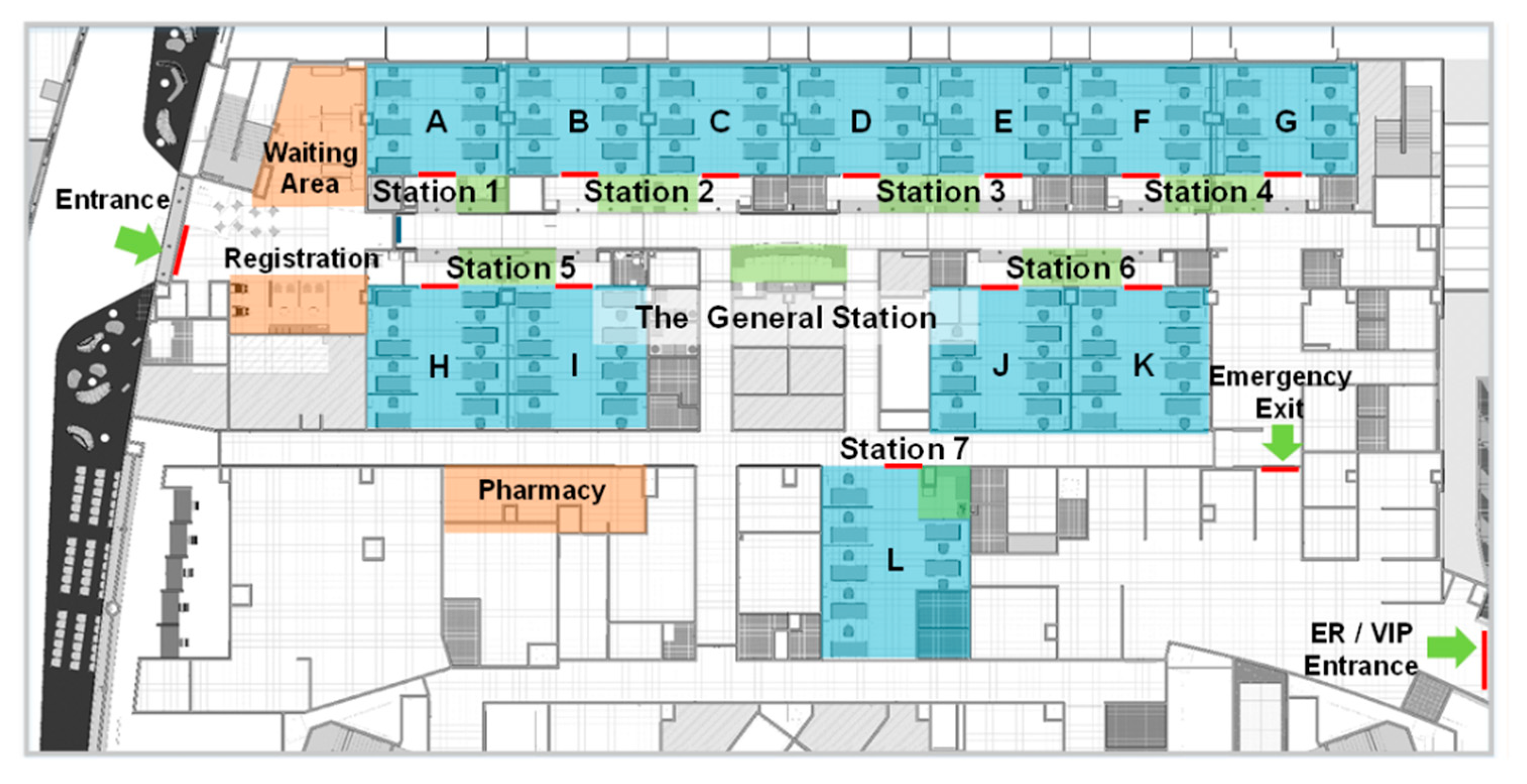 Healthcare Free Full Text Constructing Constraint Based Simulation System For Creating Emergency Evacuation Plans A Case Of An Outpatient Chemotherapy Area At A Cancer Medical Center Html