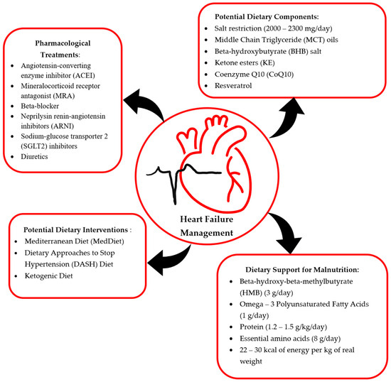 A Focus on Heart Failure Management through Diet and Nutrition: A 