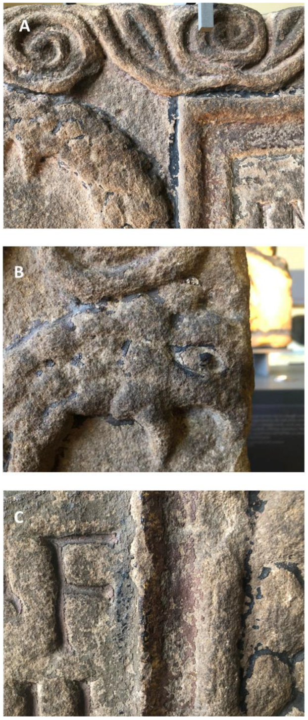 Heritage | Free Full-Text | Tracking Trajectories: Projecting Polychromy  onto a Roman Relief from a Scottish Castle
