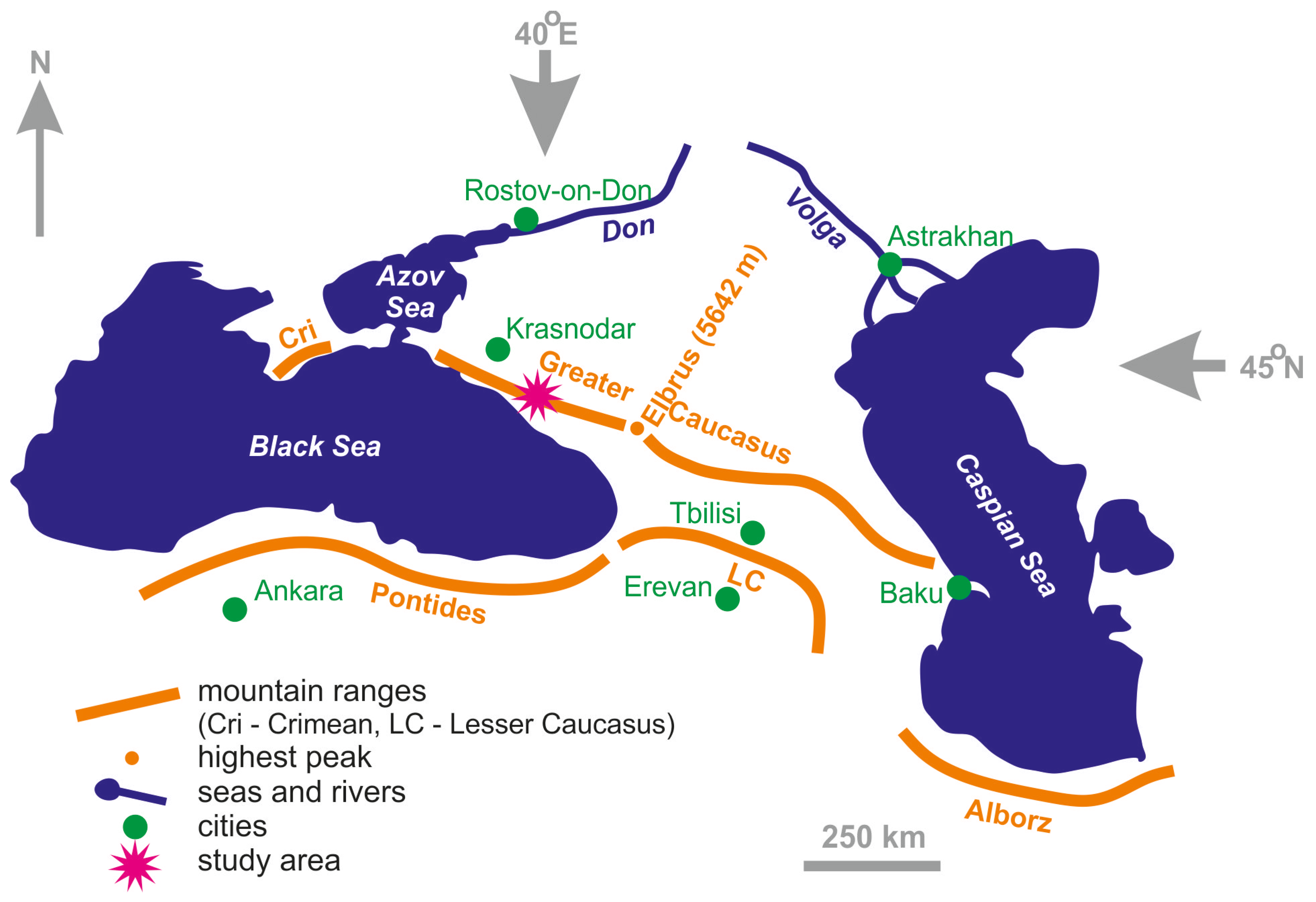 Map Explainer: The Caucasus Region