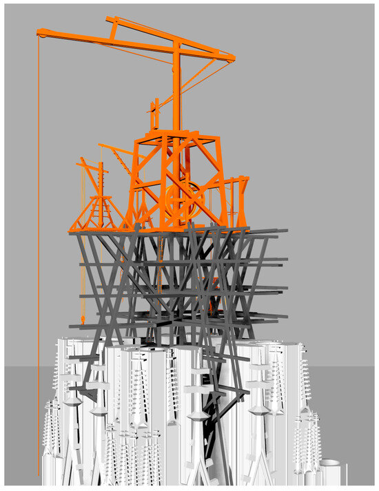 Construction of a Gothic Church Tower: A 3D Visualisation Based on Drawn Sources and Contemporary Artefacts