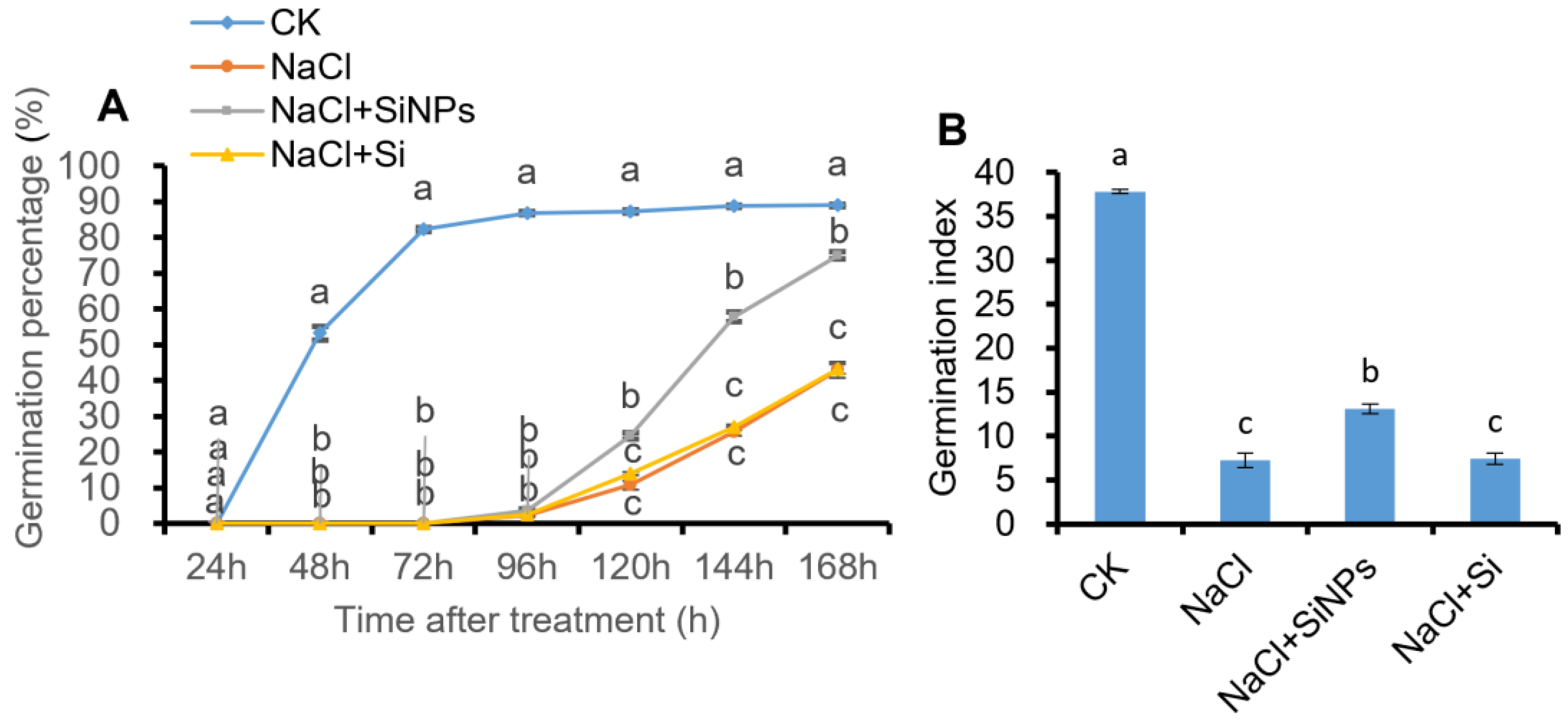Silicon Nanoparticles Improve Tomato Seed Germination More