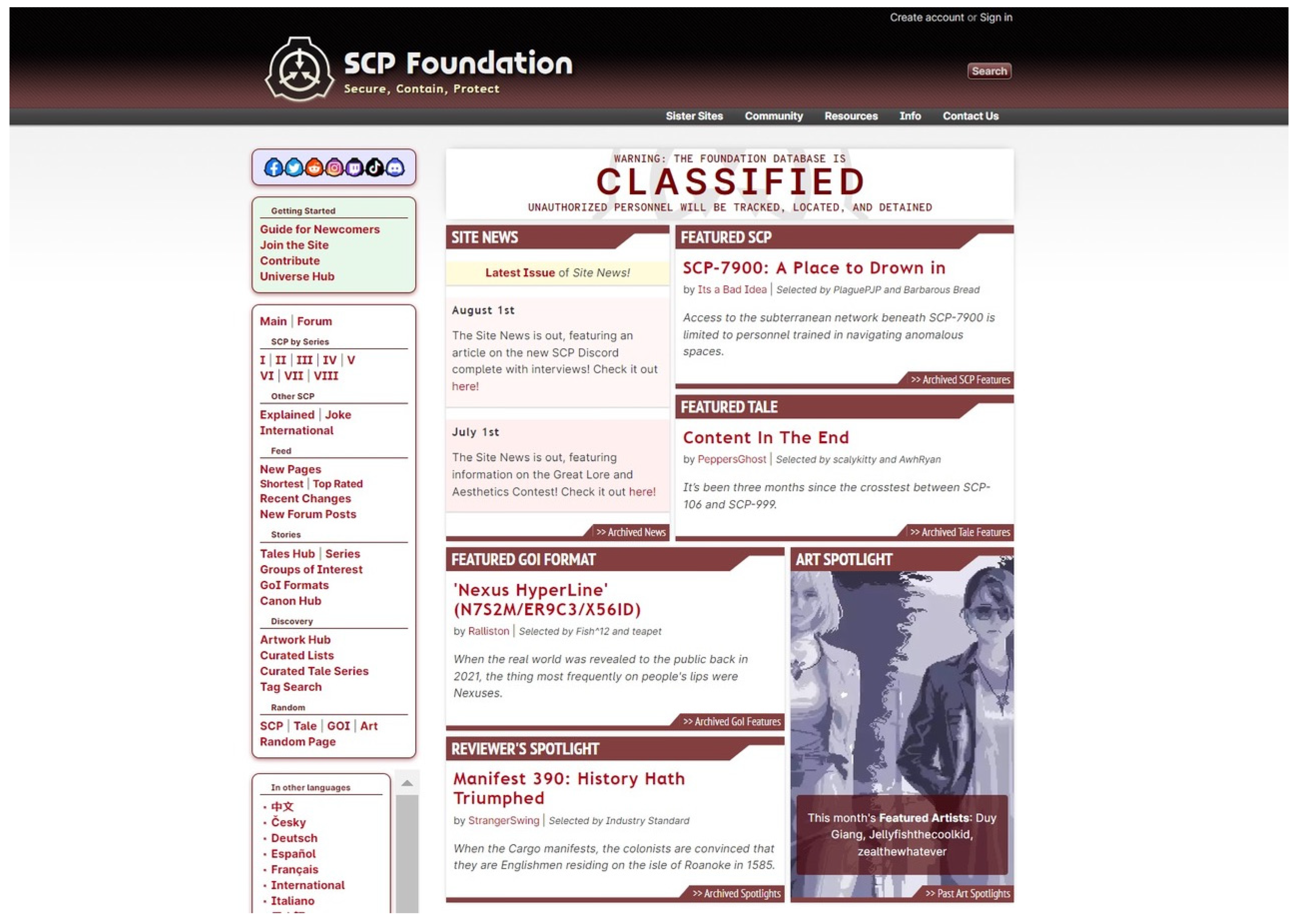 Exploring the SCP Foundation: Introduction to the Foundation 