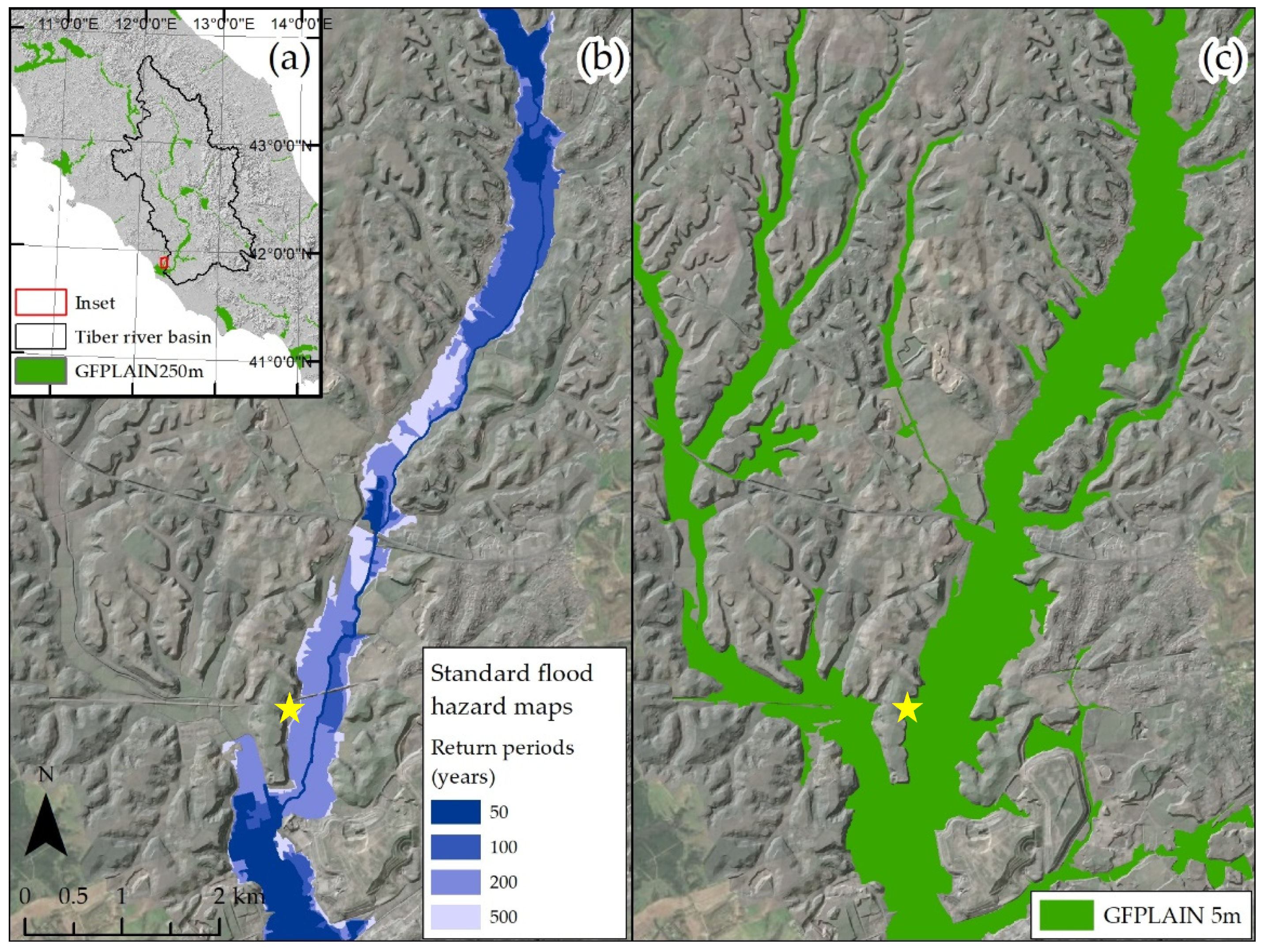 Tibers Box 2 Maps Hydrology | Free Full-Text | Gfplain And Multi-Source Data Assimilation  Modeling: Conceptualization Of A Flood Forecasting Framework Supported By  Hydrogeomorphic Floodplain Rapid Mapping | Html