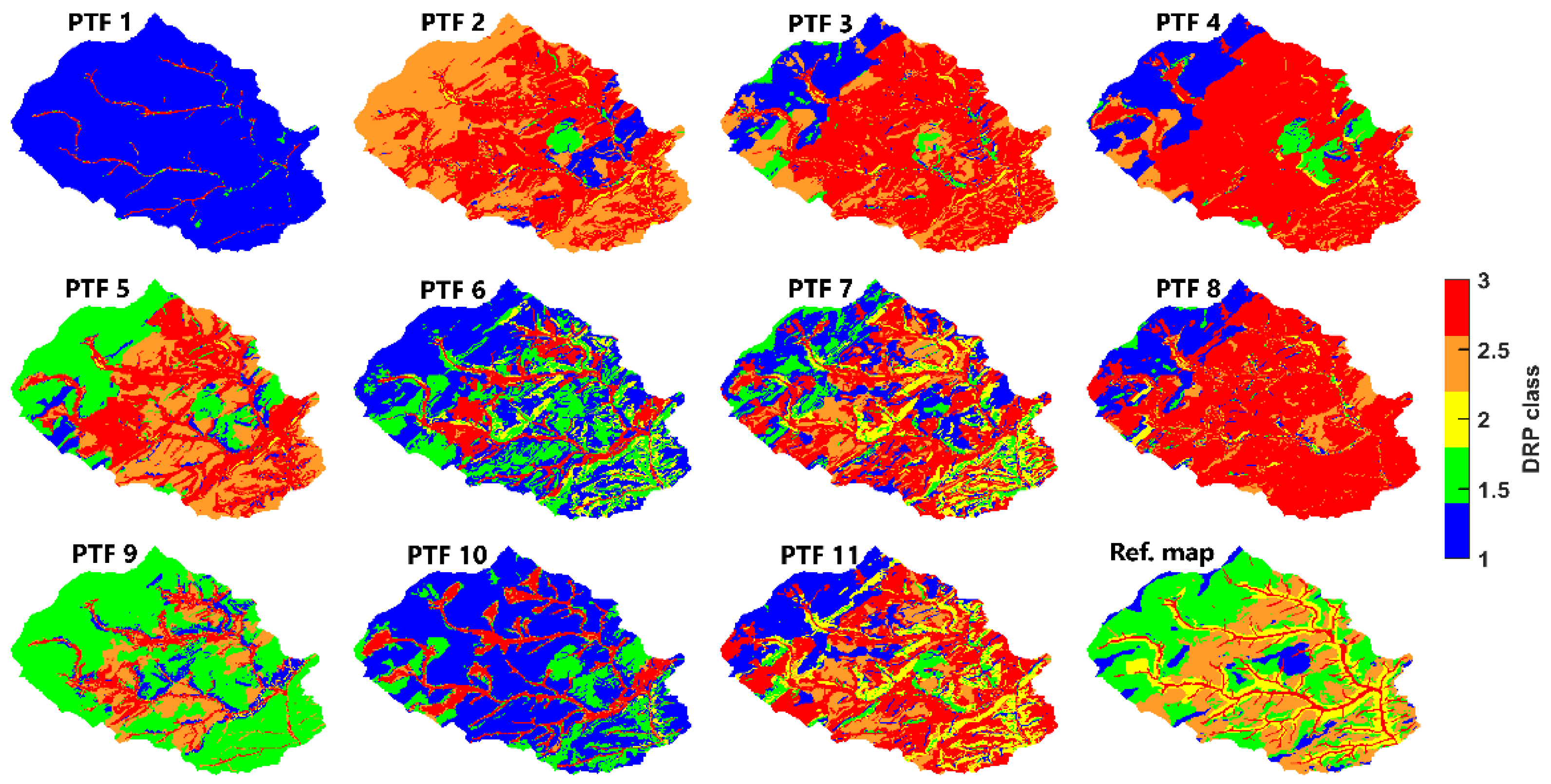 Spatial Evaluation of a Hydrological - Hydrology 10 00055 G006