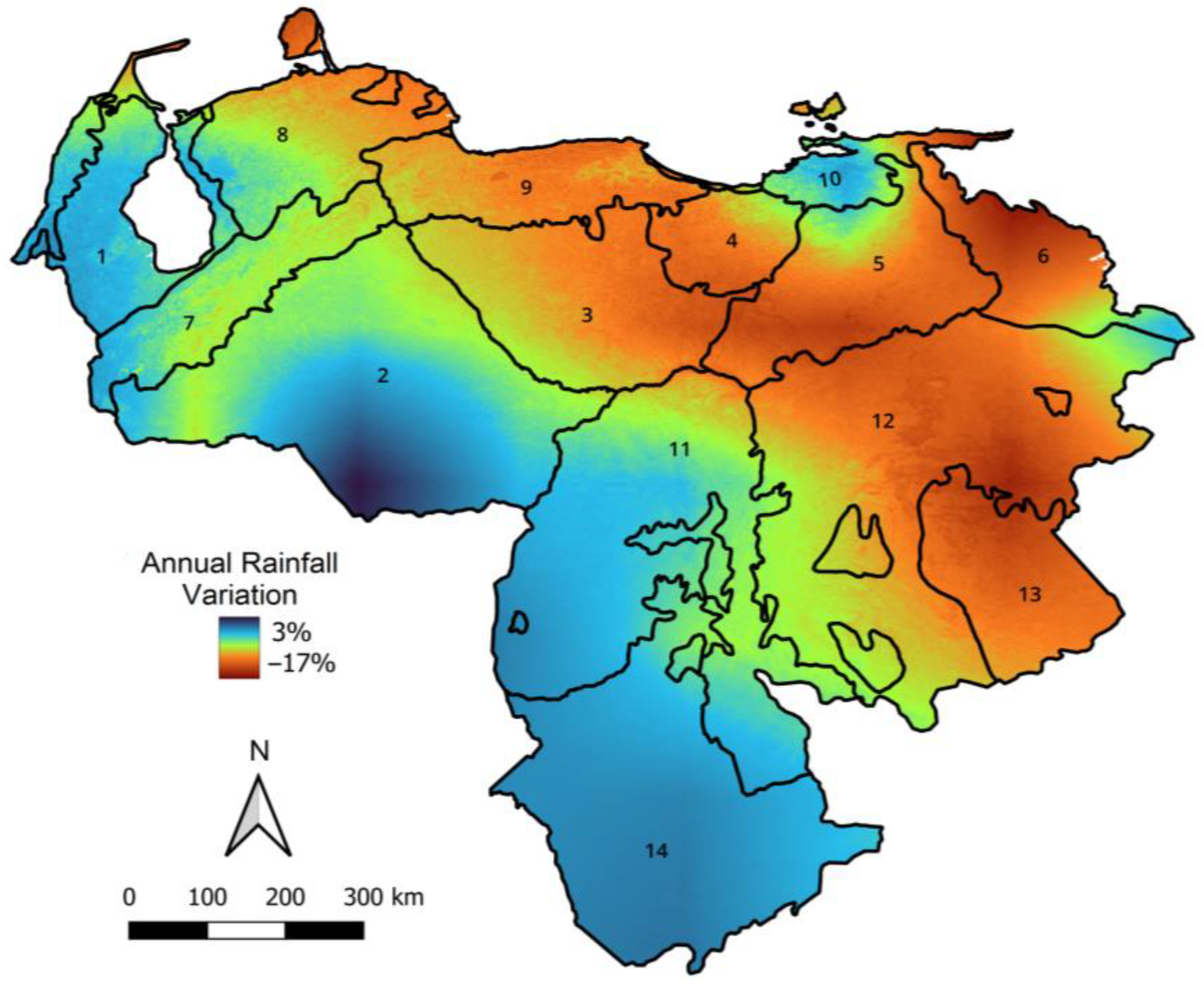 Hydrology Free FullText Mapping Projected Variations of