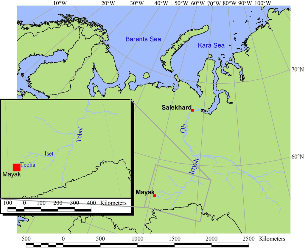 Обь впадает в карское море