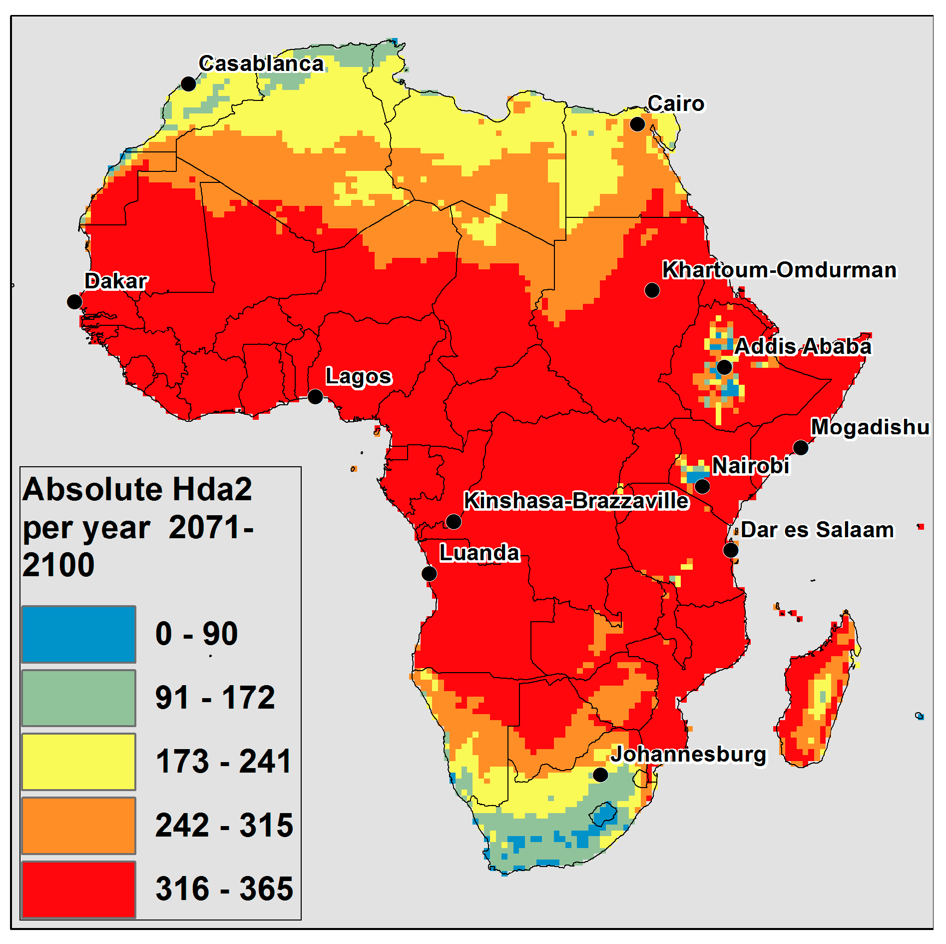 IJERPH Free FullText Regional Projections of Extreme Apparent