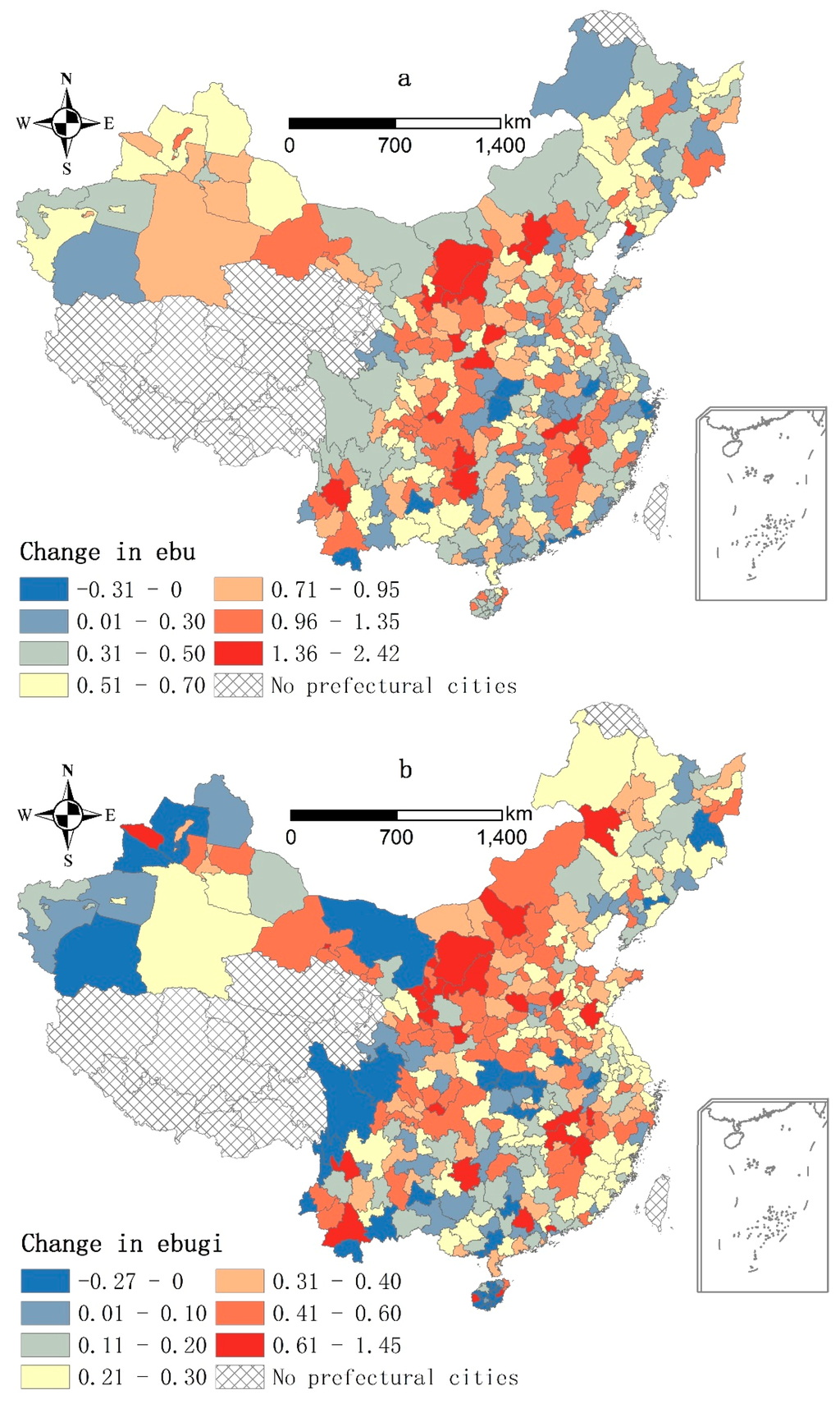 Change in Environmental Benefits of Urban Land Use and Its Drivers in ...