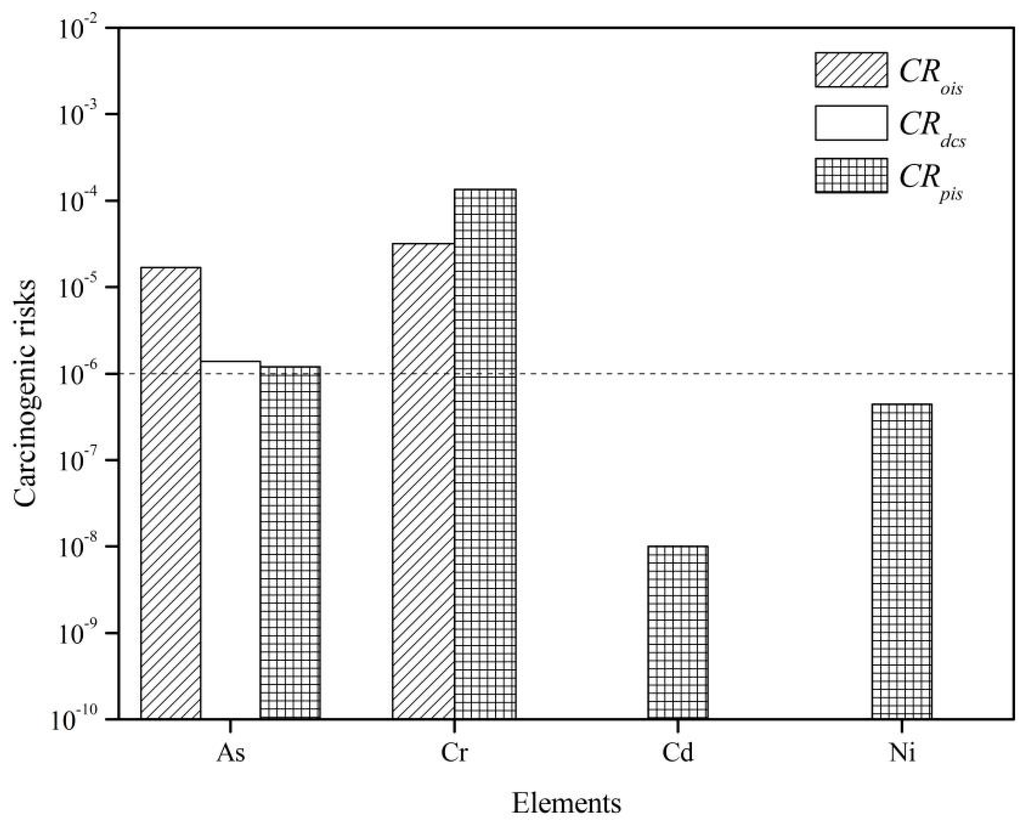 ＪＴ The Distribution and Health Risk Assessment of Metals in