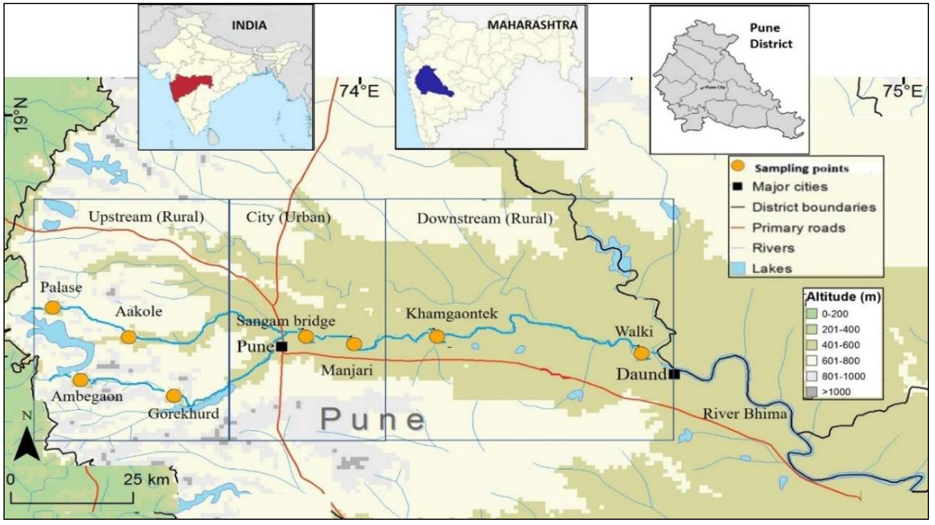 Mula Mutha River Map Ijerph | Free Full-Text | Antibiotic Resistance Characterization Of  Environmental E. Coli Isolated From River Mula-Mutha, Pune District, India