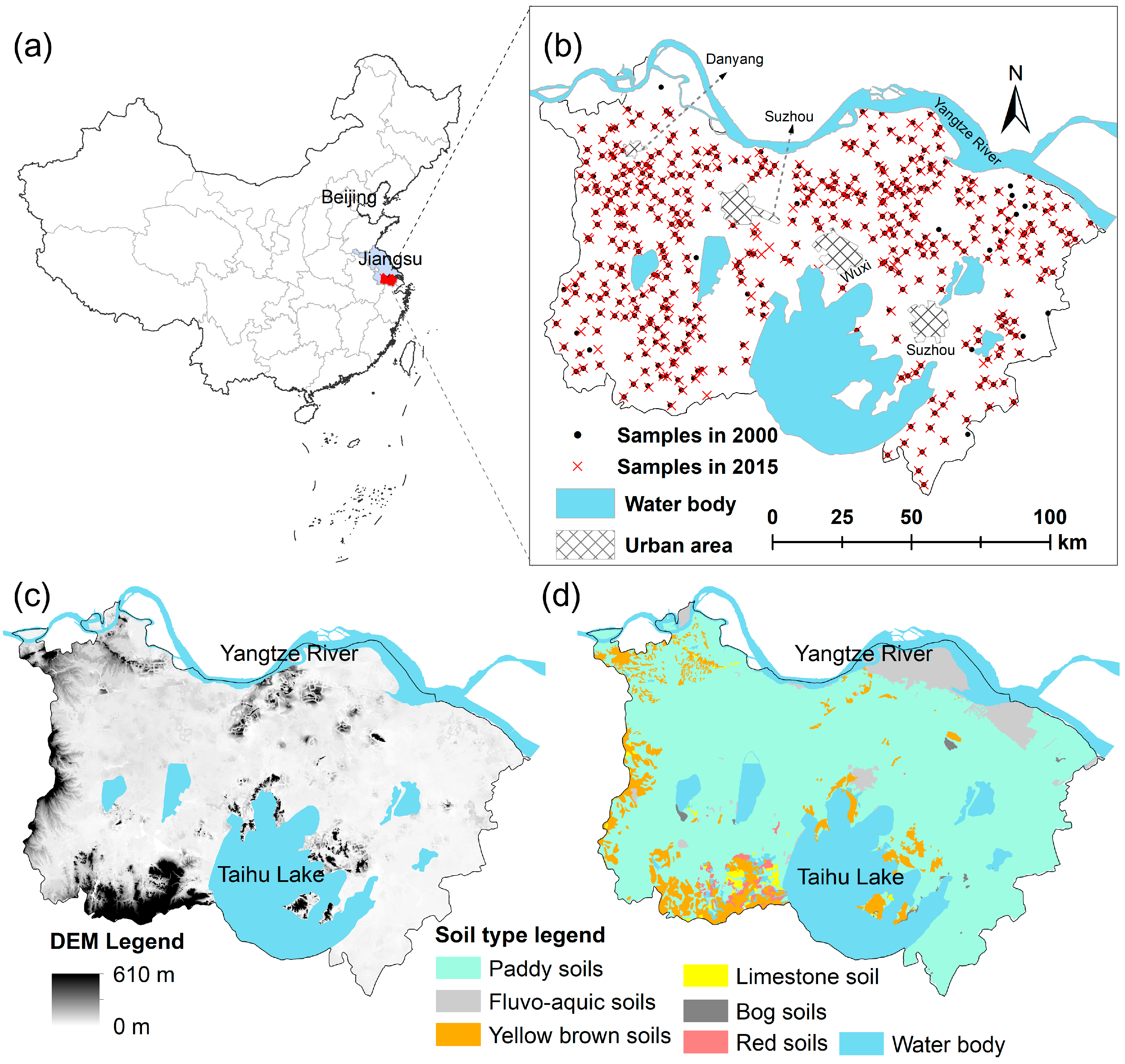 フィギア Spatio-Temporal Change and Pollution Risk of Agricultural