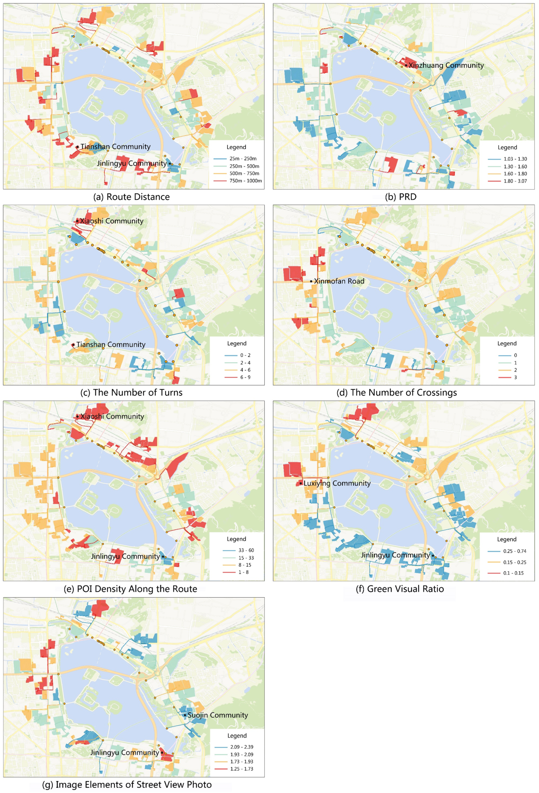 Map A Walking Route Distance Ijerph | Free Full-Text | Detecting The Pedestrian Shed And Walking Route  Environment Of Urban Parks With Open-Source Data: A Case Study In Nanjing,  China | Html