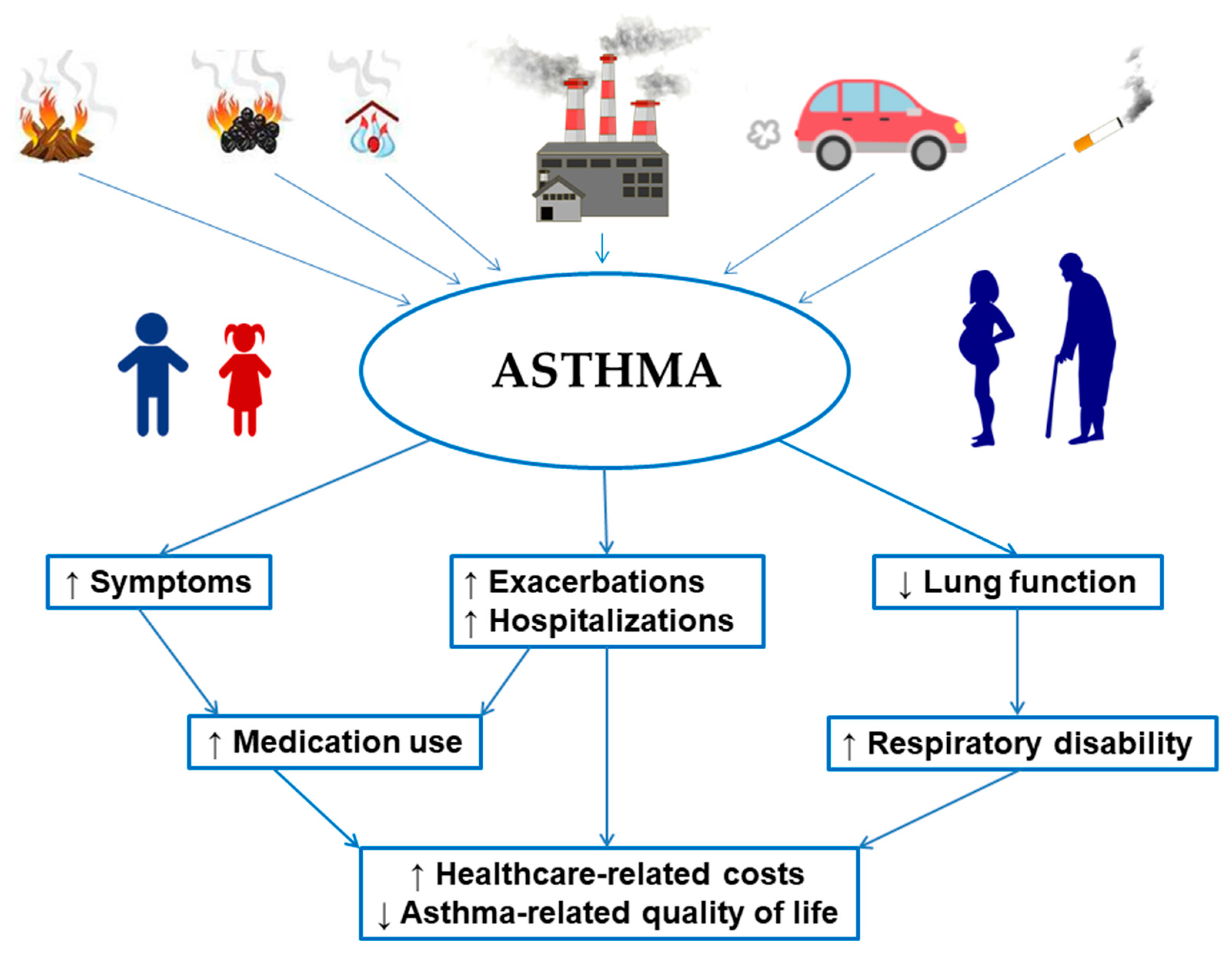 air pollution and asthma case study