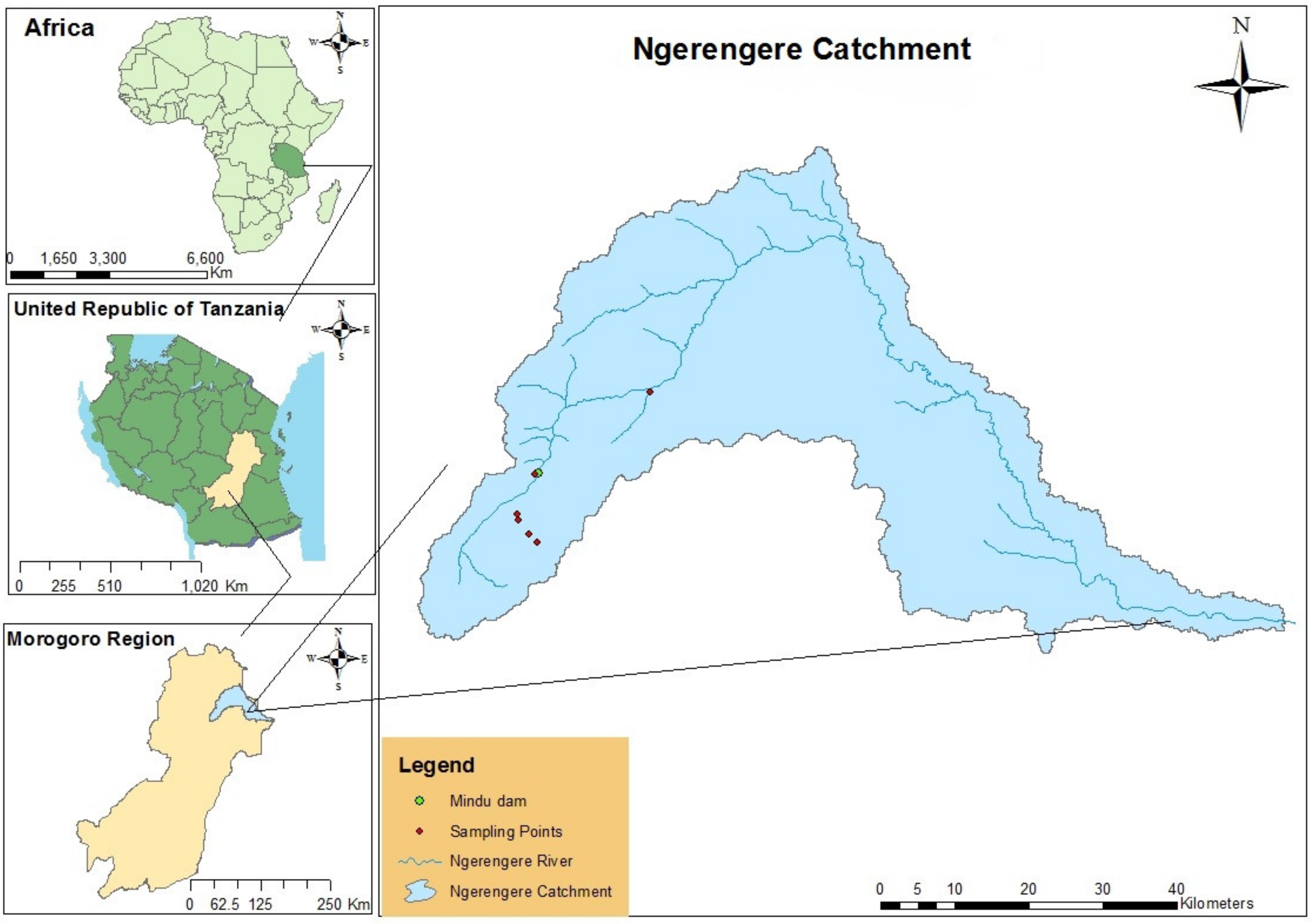 Traffic Map From Berger To Mowe Ijerph | Free Full-Text | Harmful Algal Blooms In Aquaculture Systems In  Ngerengere Catchment, Morogoro, Tanzania: Stakeholder's Experiences And  Perception | Html