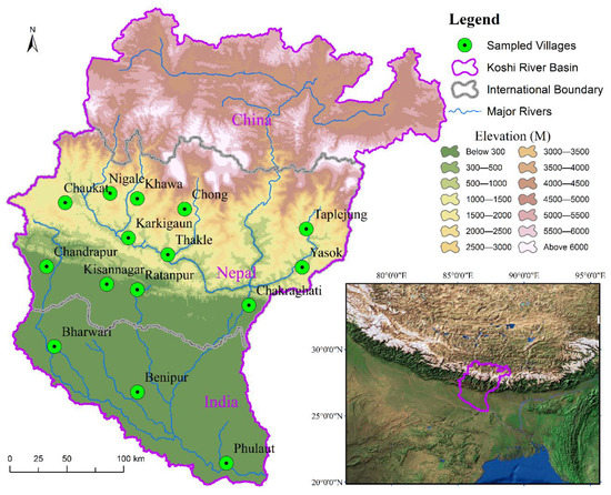 Ijerph Free Full Text Climate Change And Its Impacts On Farmer S Livelihood In Different Physiographic Regions Of The Trans Boundary Koshi River Basin Central Himalayas Html