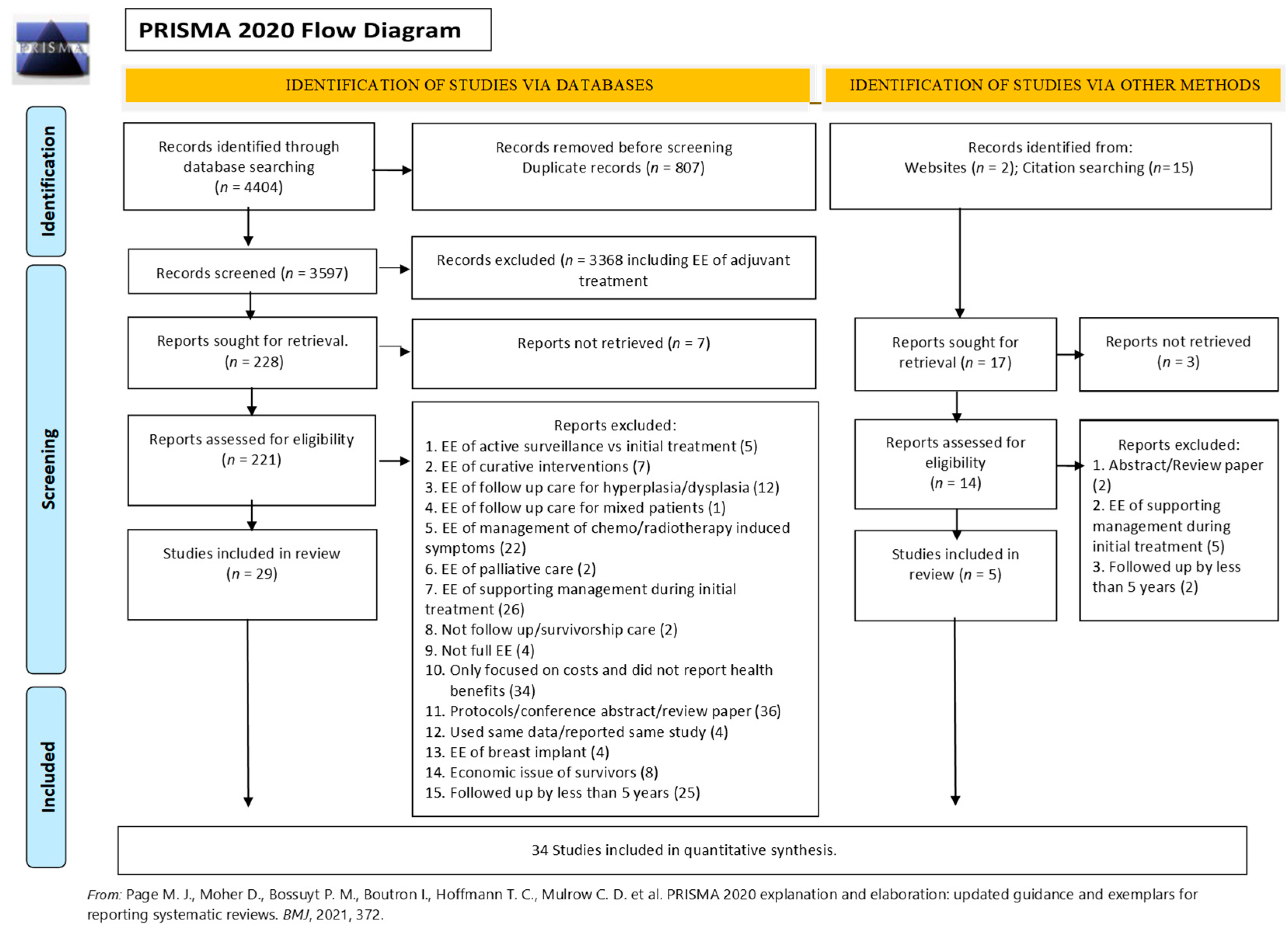 PRISMA 2020 explanation and elaboration: updated guidance and exemplars for  reporting systematic reviews