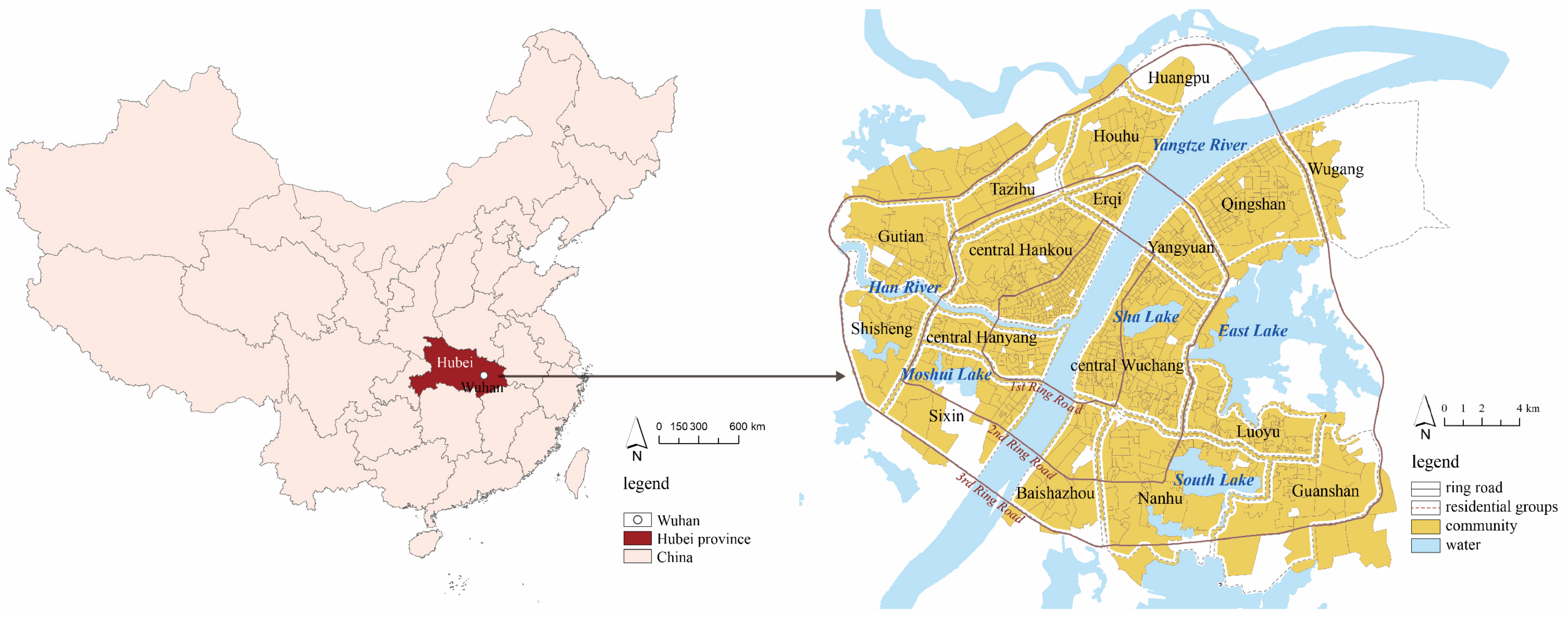 IJERPH Free Full-Text High-Temperature Disaster Risk Assessment for Urban Communities A Case Study in Wuhan, China image
