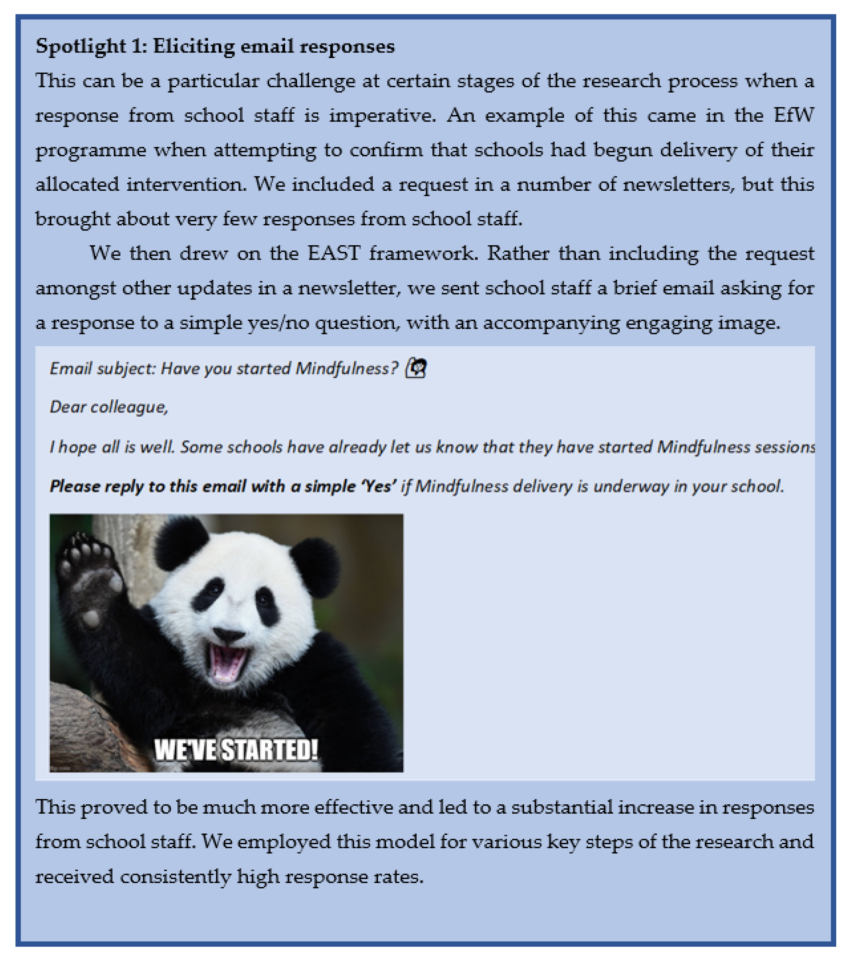 IJERPH | Free Full-Text | 'Shall We Send a Panda?' A Practical Guide to Engaging Schools in Research: Learning from Large-Scale Mental Health Intervention Trials IJERPH | Free Full-Text | 'Shall We Send a Panda?' A Practical Guide to Engaging Schools in Research: Learning from Large-Scale Mental Health Intervention Trials