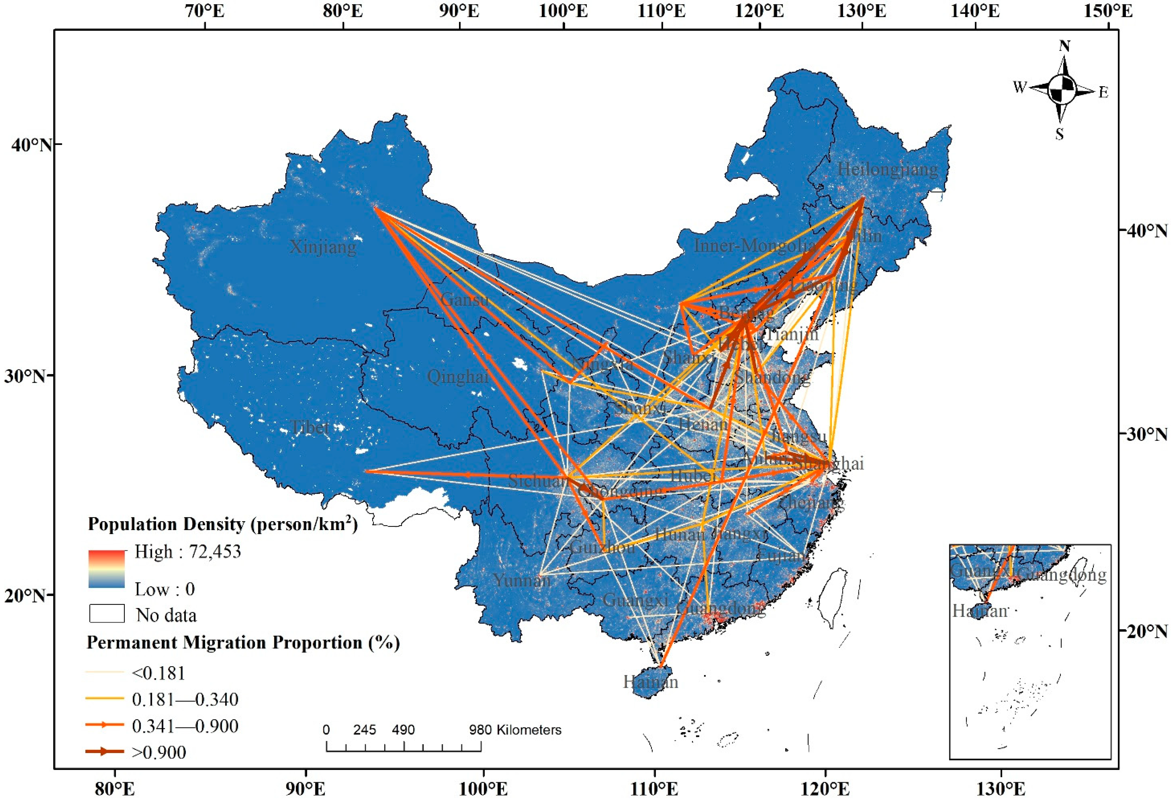 Exploring the Climate Temperature Effects on Settlement
