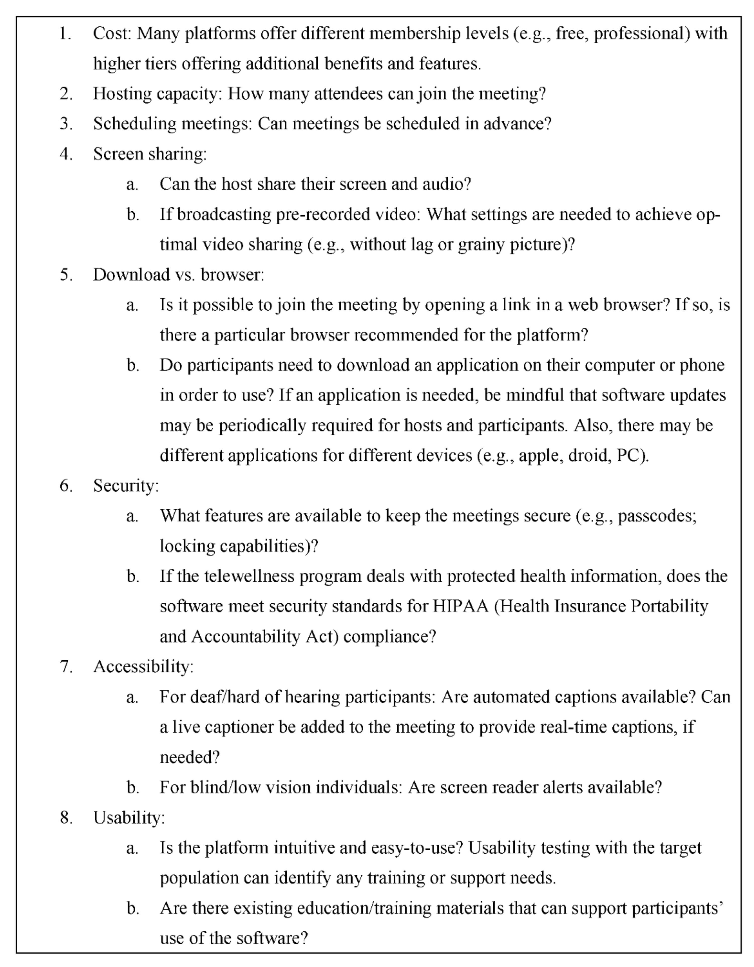 Ijerph Free Full Text Research Driven Guidelines For Delivering Group Exercise Programs Via Videoconferencing To Older Adults Html
