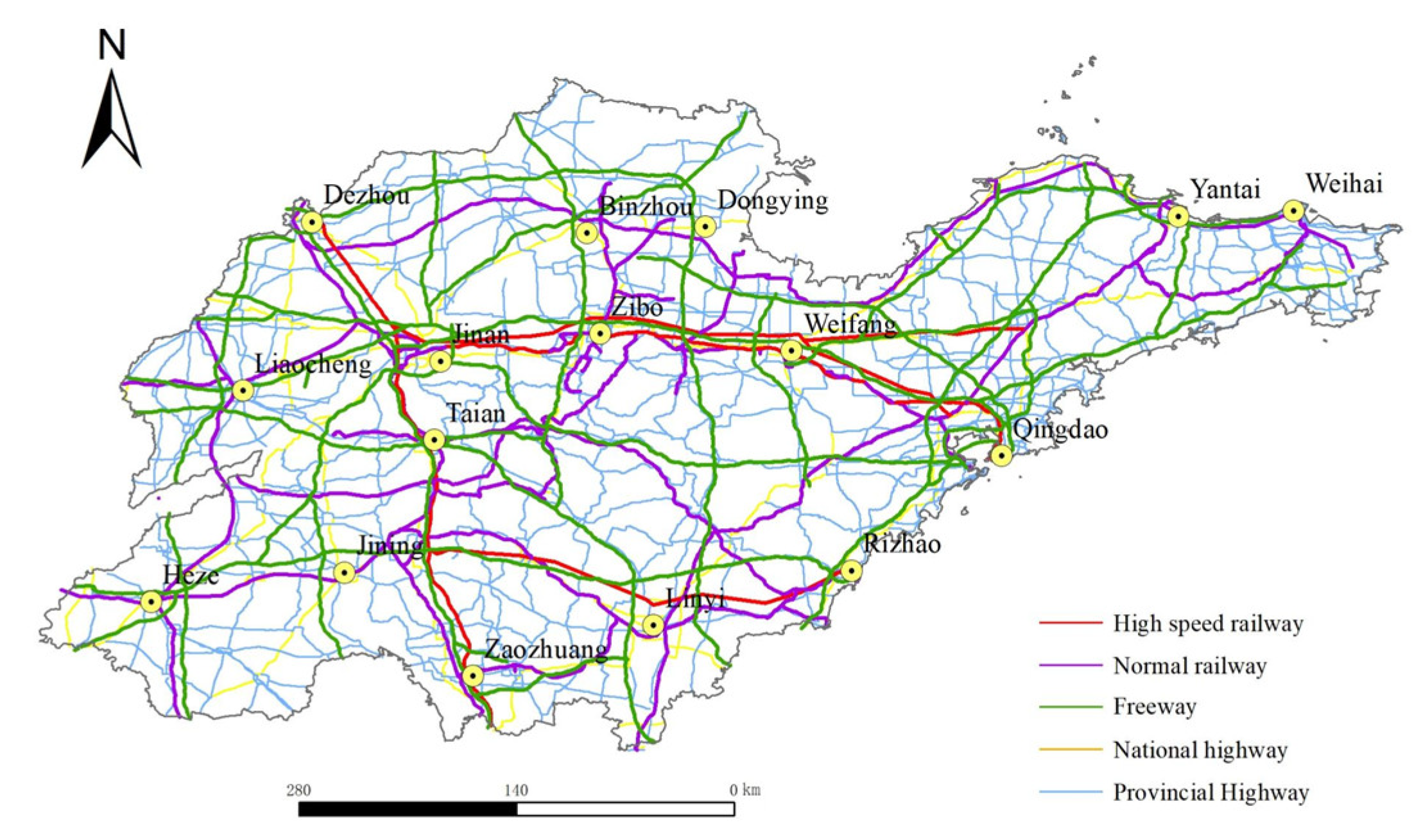 Measurement and Prediction of Urban Land Traffic