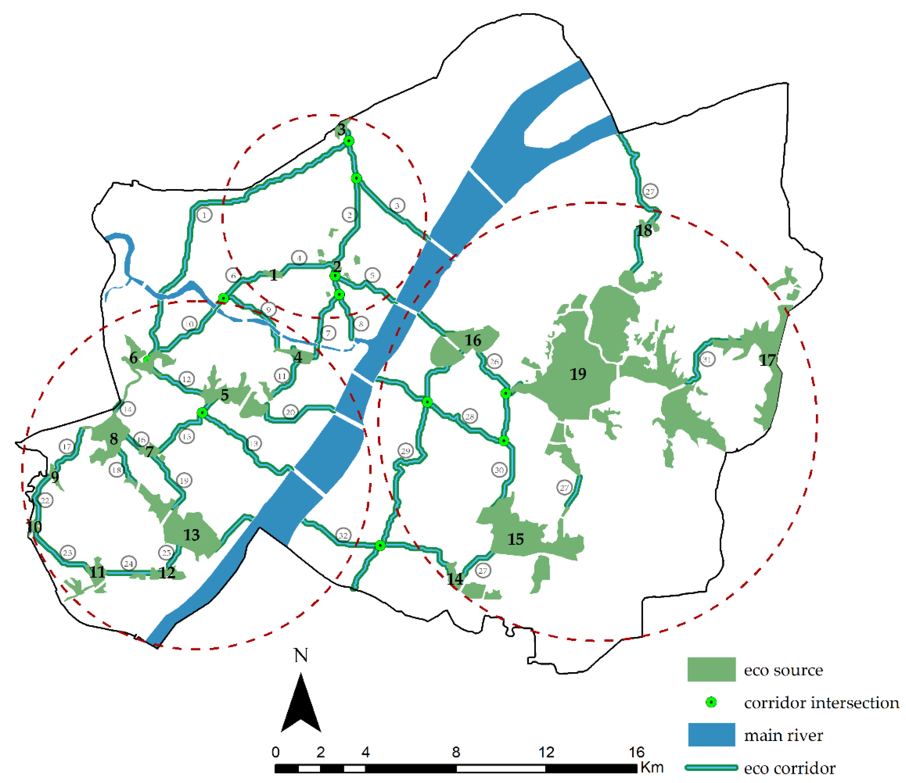 IJERPH | Free Full-Text | Constructing a Flood-Adaptive Ecological Security  Pattern from the Perspective of Ecological Resilience: A Case Study of the  Main Urban Area in Wuhan