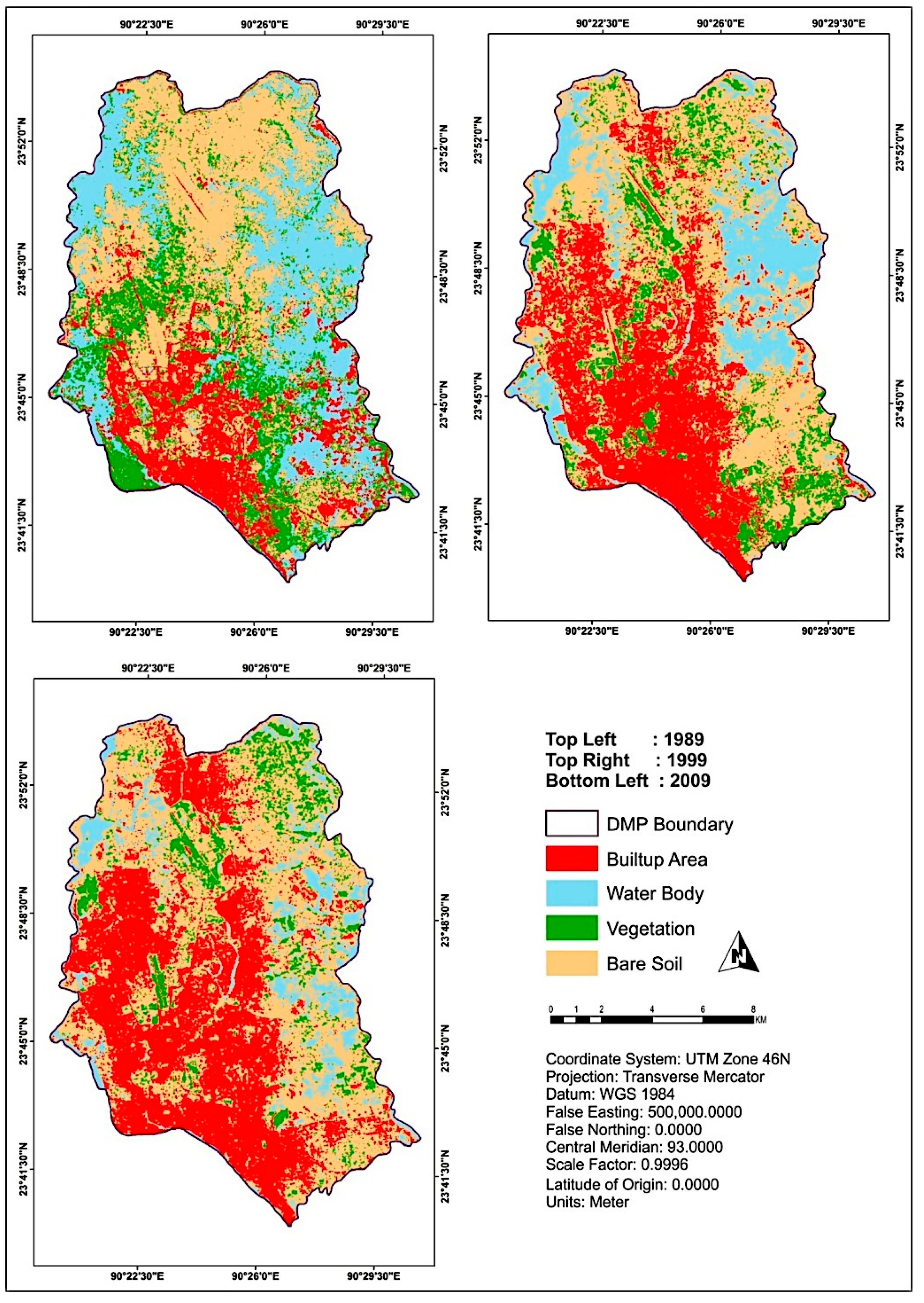 Dhaka Metropolitan Area Map Ijgi | Free Full-Text | Urban Morphological Change Analysis Of Dhaka City,  Bangladesh, Using Space Syntax | Html