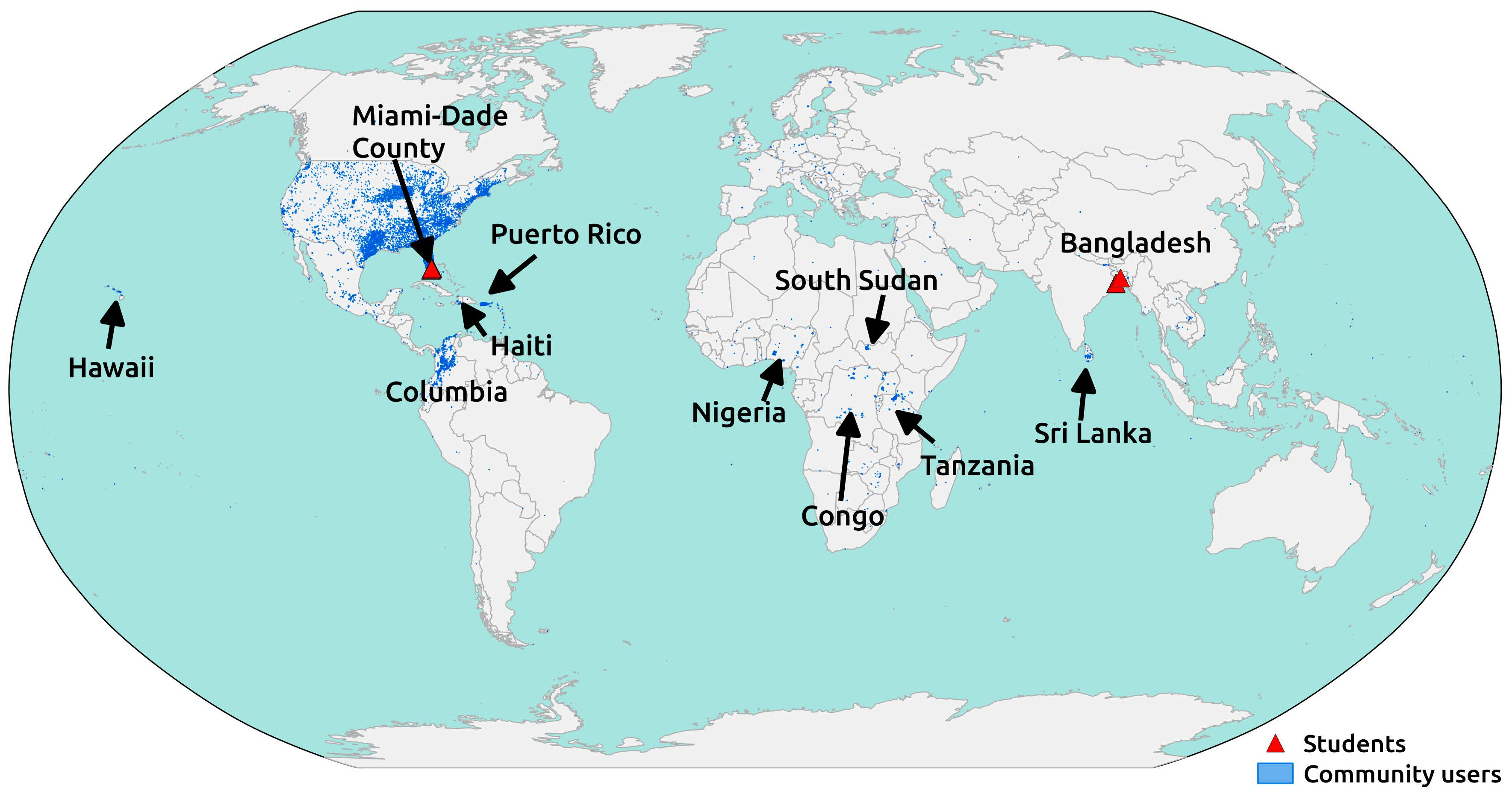 Miami In World Map Ijgi | Free Full-Text | Osm Data Import As An Outreach Tool To Trigger  Community Growth? A Case Study In Miami | Html