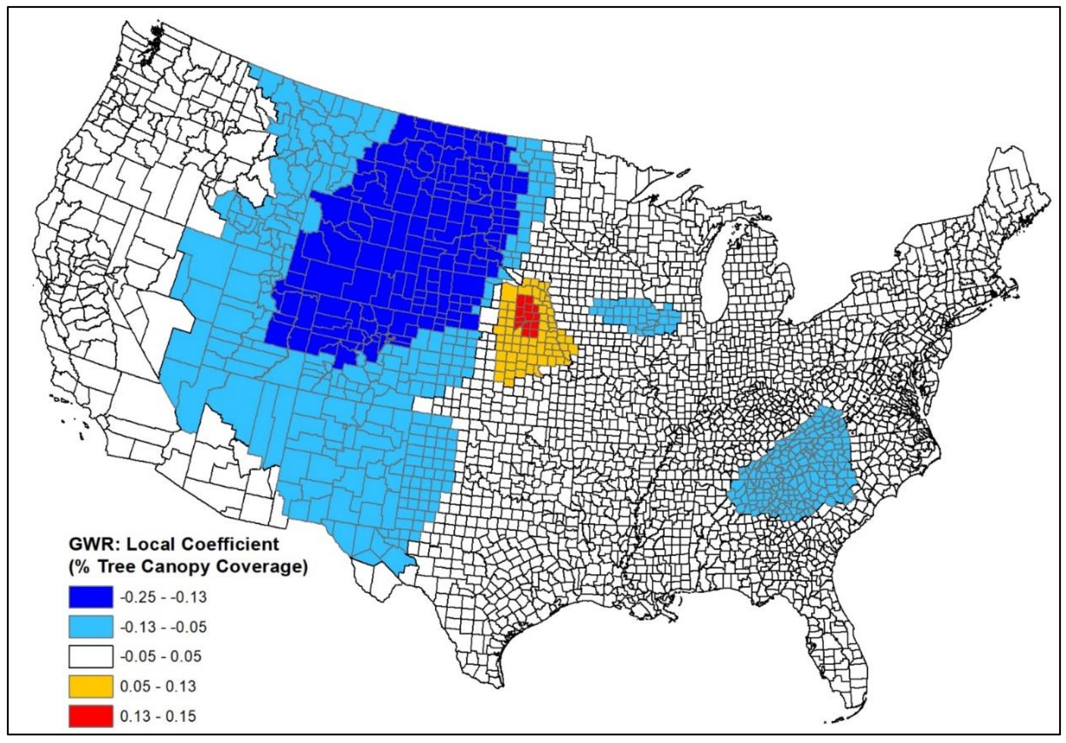 Ijgi Free Full Text Environmental Influences On Leisure Time Physical Inactivity In The U S An Exploration Of Spatial Non Stationarity Html