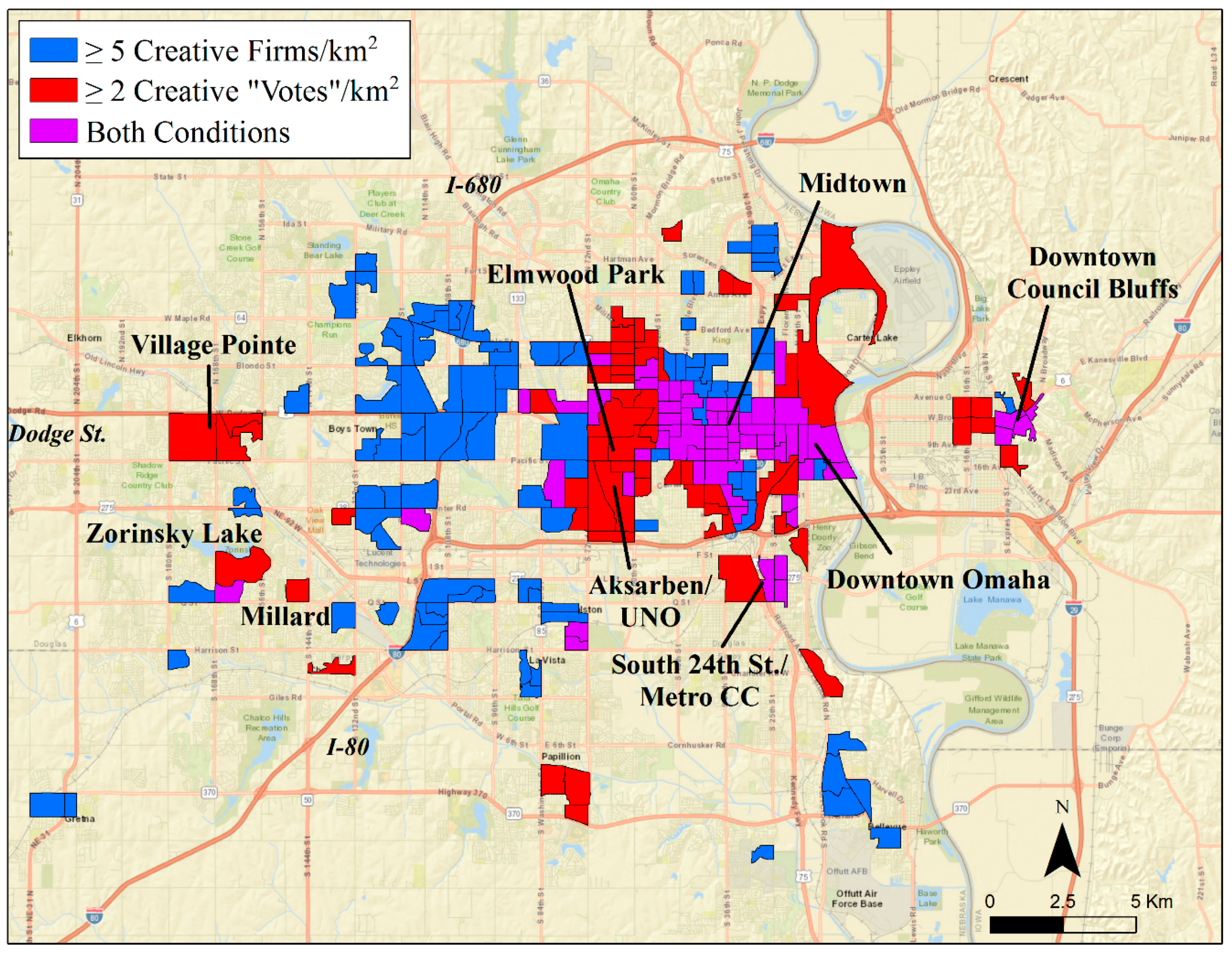 City Of Omaha Zoning Map Ijgi | Free Full-Text | Mapping Creative Spaces In Omaha, Ne: Resident  Perceptions Versus Creative Firm Locations | Html