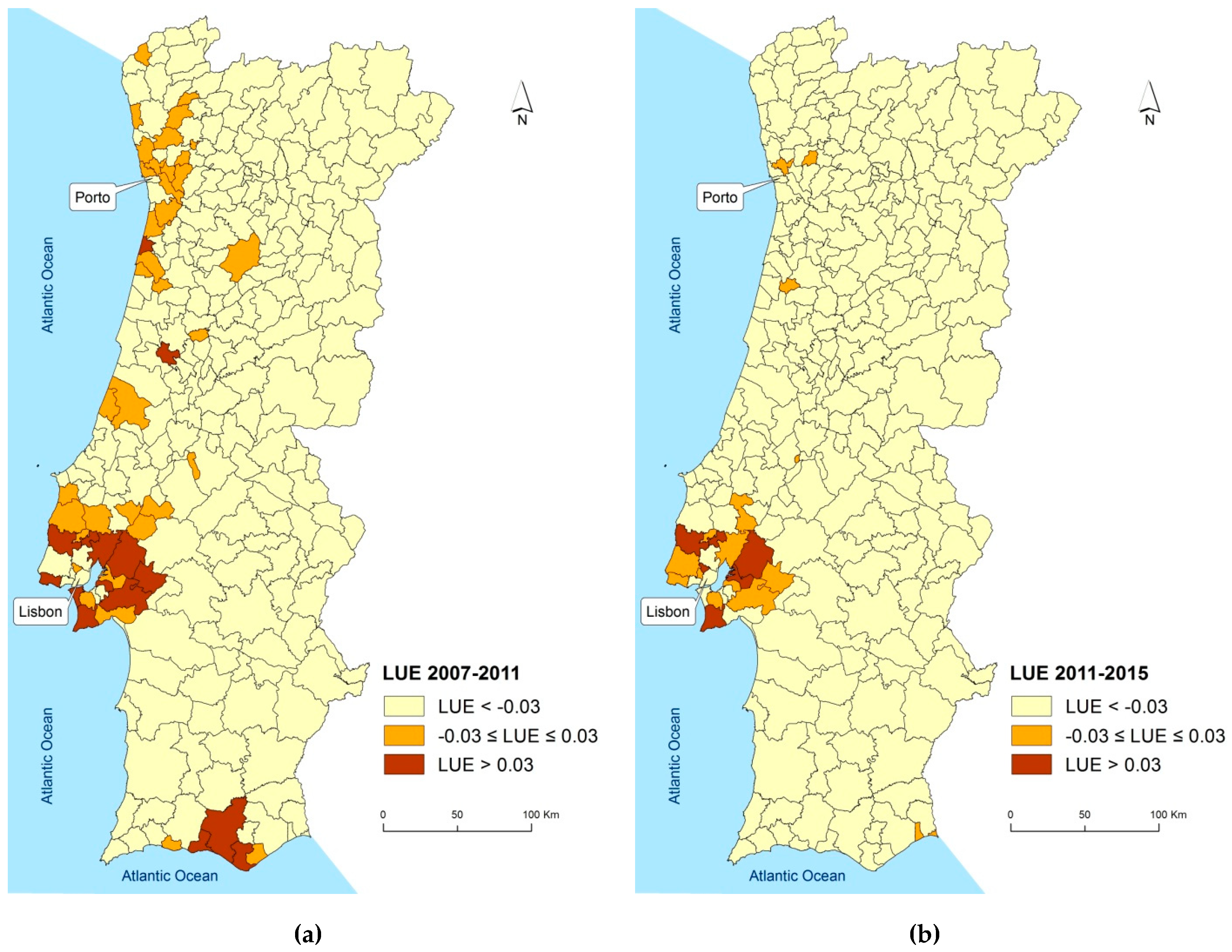 Portugal Population map