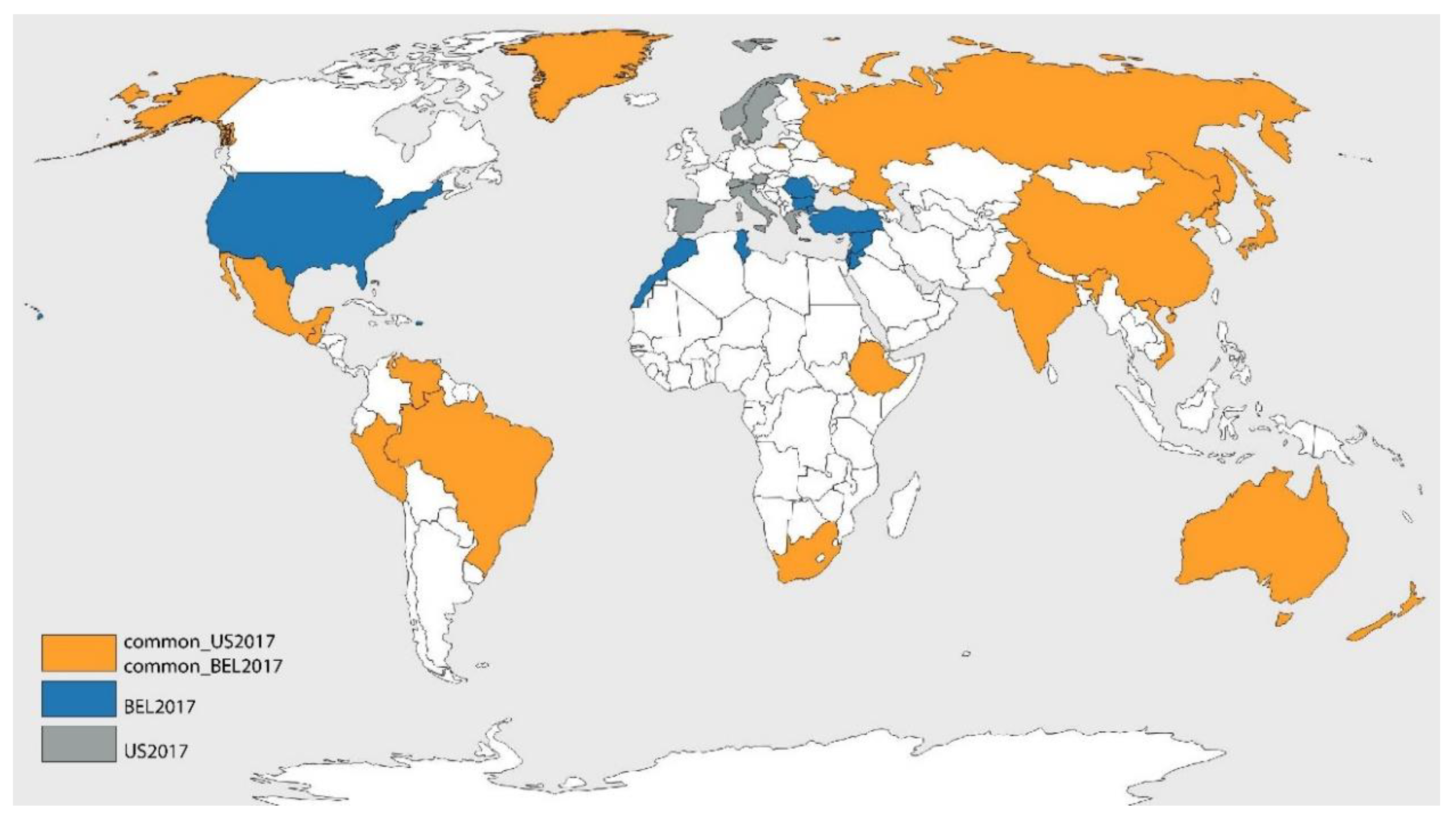 Flat Proportionally Accurate World Map