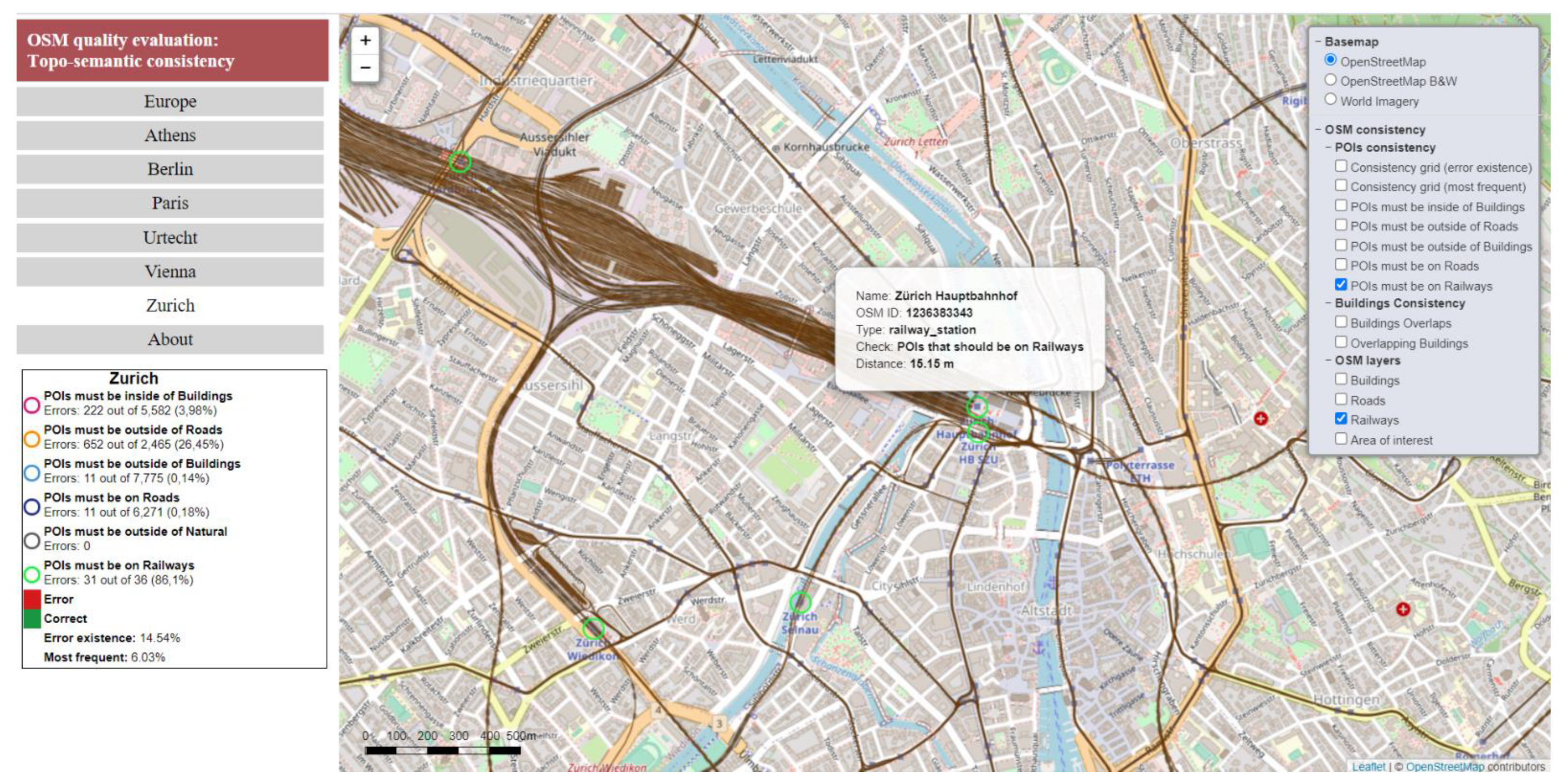 Open Street Map English Ijgi | Free Full-Text | Assessment And Visualization Of Osm Consistency For  European Cities | Html