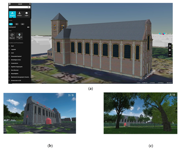 3D Printer Z Scale Railway Layout Miniature Building Medieval Church Model 