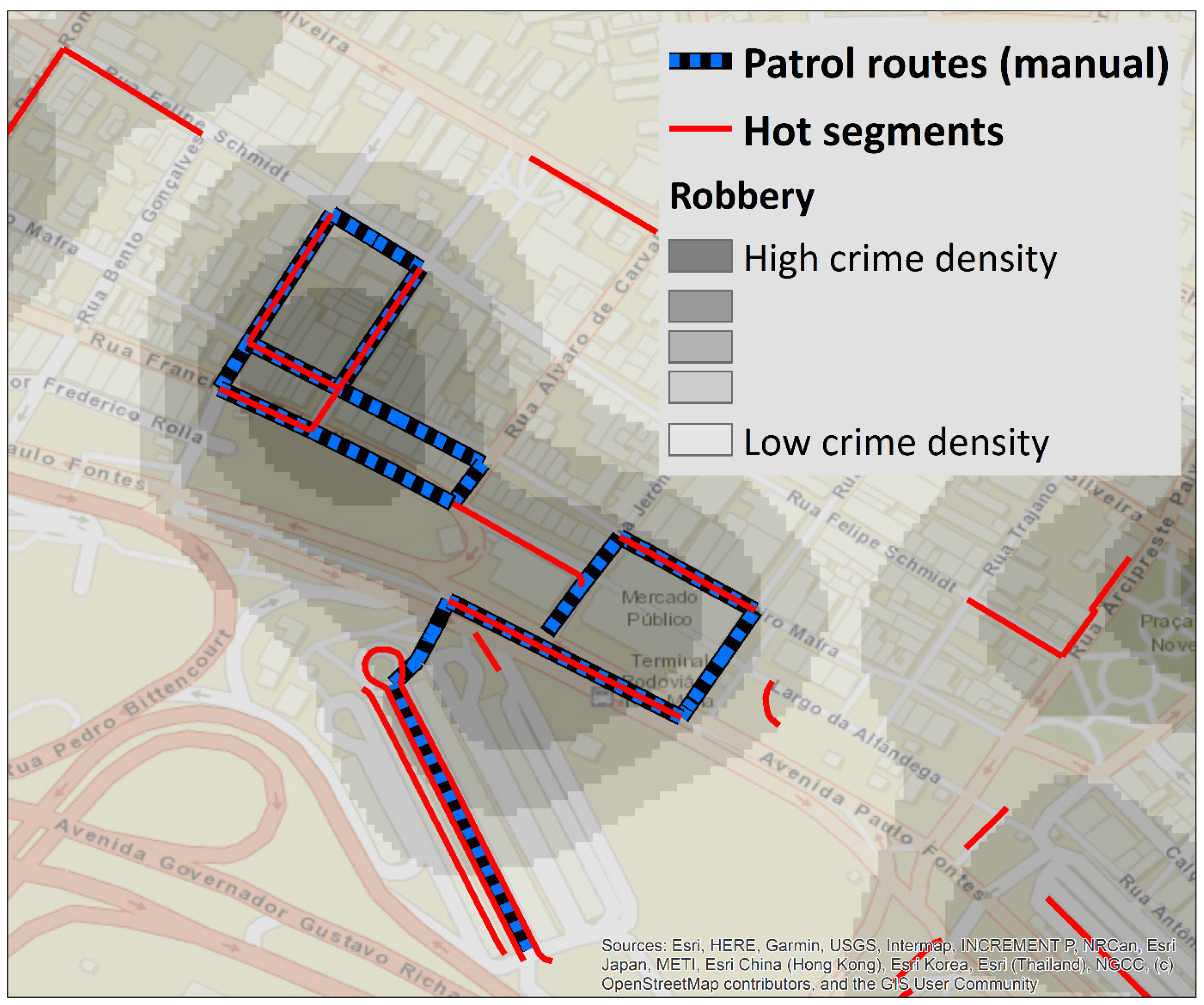 IJGI | Free Full-Text | Improving the Creation of Hot Spot Policing Patrol  Routes: Comparing Cognitive Heuristic Performance to an Automated Spatial  Computation Approach