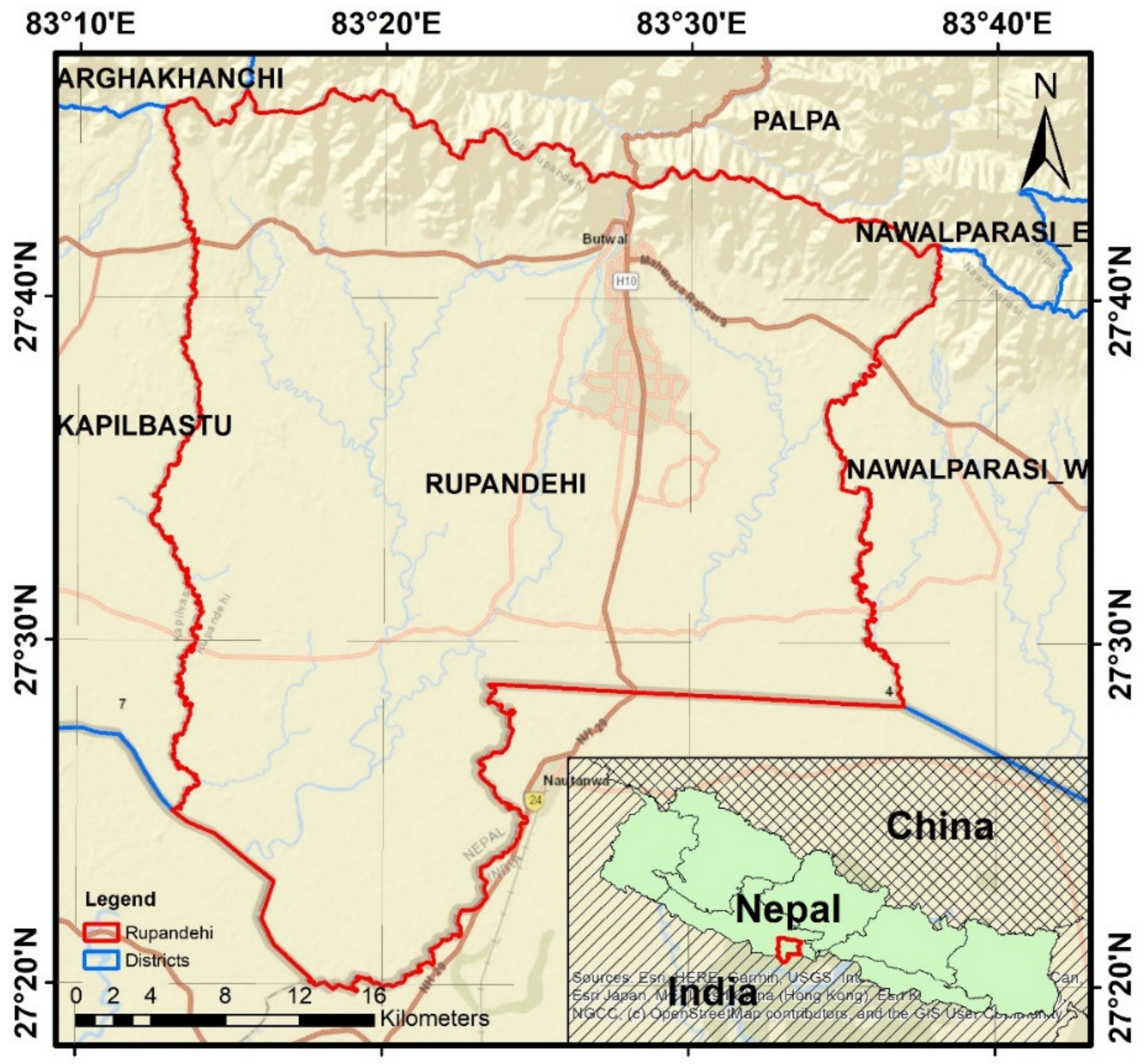 Map Of Rupandehi District Ijgi | Free Full-Text | Spatiotemporal Analysis Of Land Cover And The Effects On Ecosystem Service Values In Rupandehi, Nepal From 2005 To 2020 | Html Map Of Rupandehi District Ijgi | Free Full-Text | Spatiotemporal Analysis Of Land Cover And The Effects On Ecosystem Service Values In Rupandehi, Nepal From 2005 To 2020 | Html