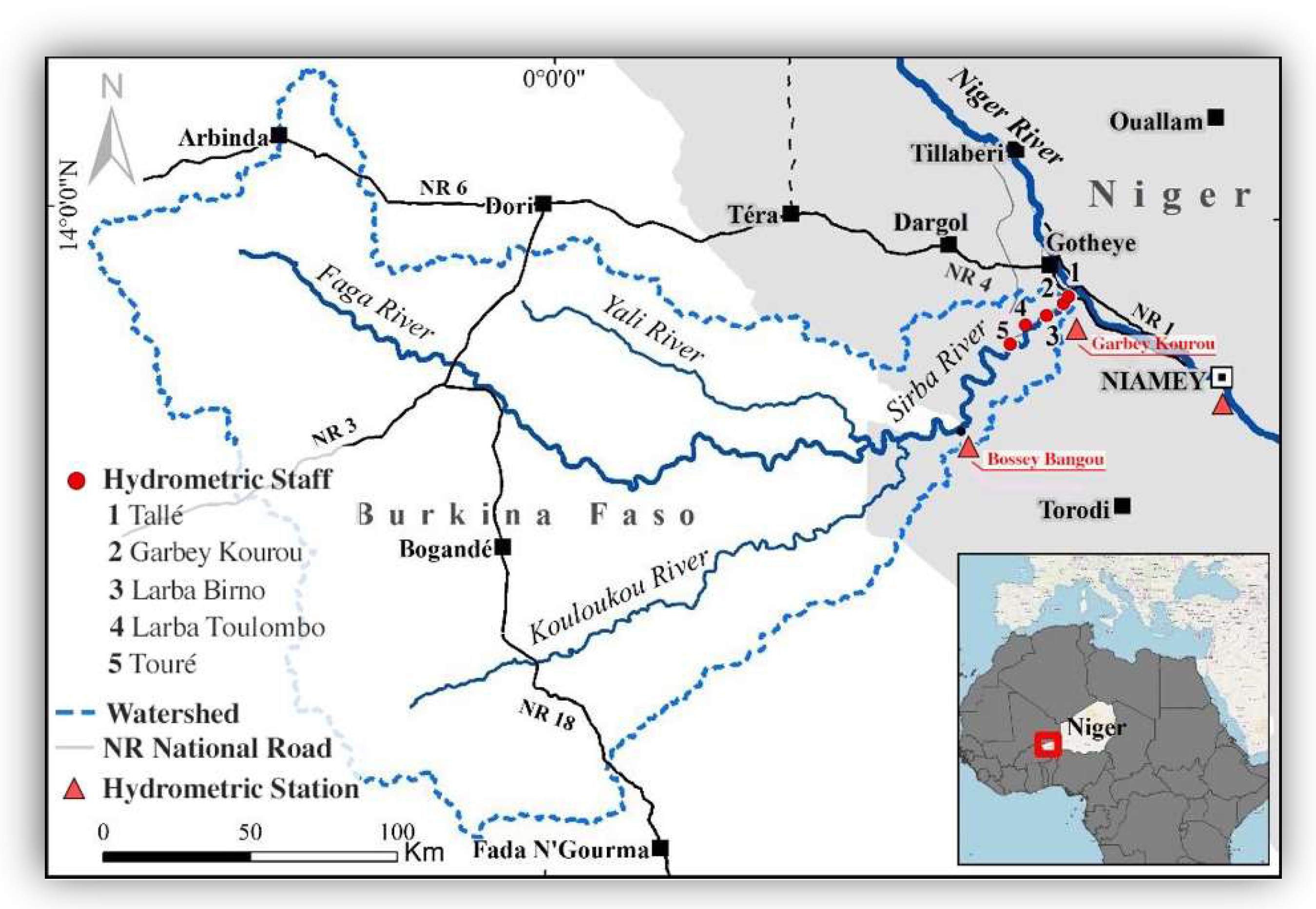 Ijgi Free Full Text Hydrological Web Services For Operational Flood Risk Monitoring And Forecasting At Local Scale In Niger Html