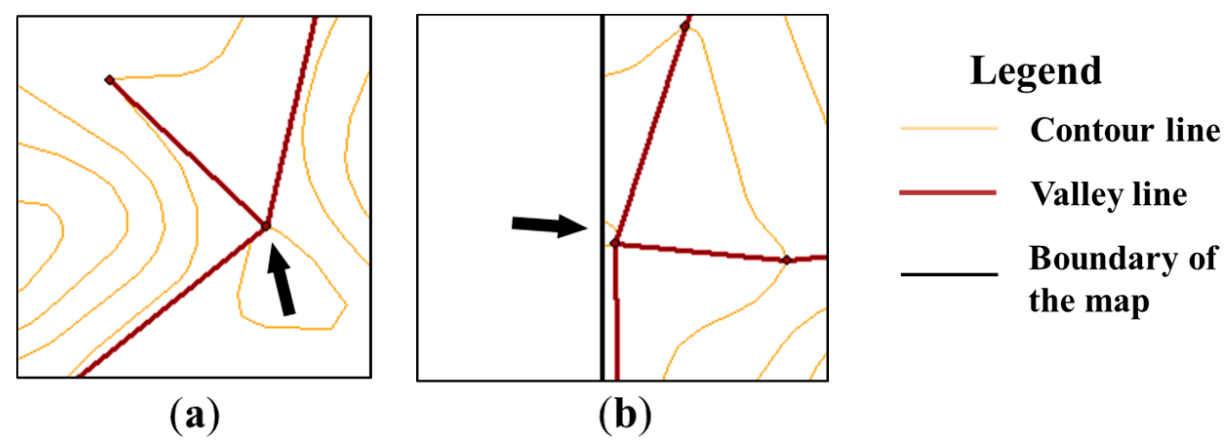 IJGI Free FullText A Contour Line Group Simplification Method Based on Classified Terrain