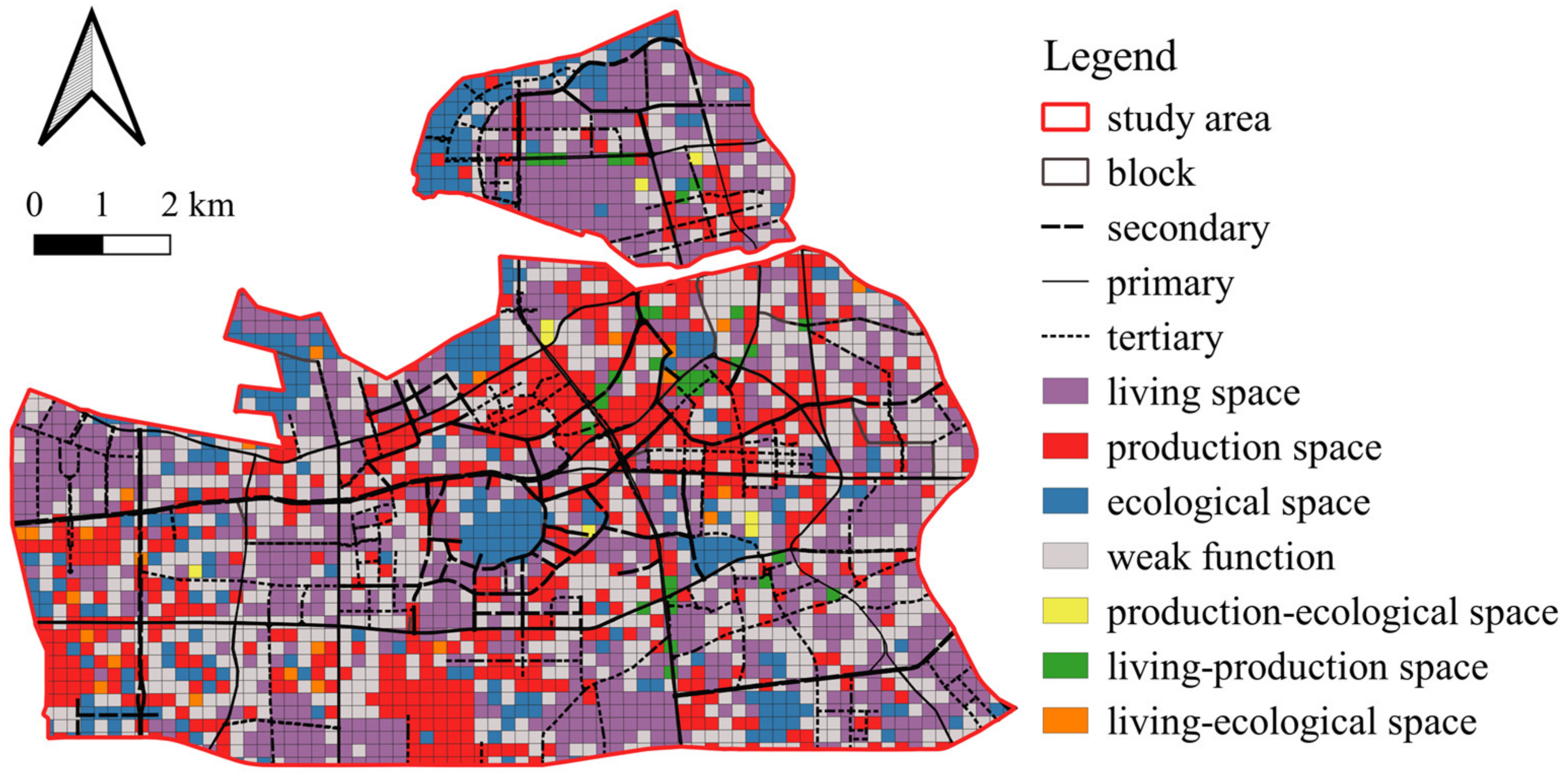 Identifying the Production–Living–Ecological Functional