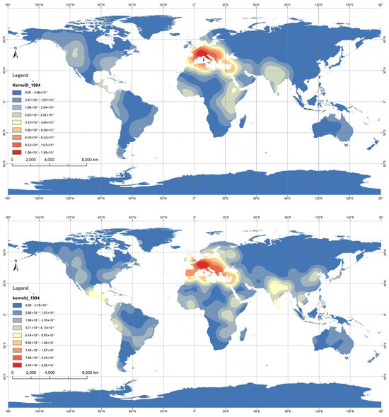 Spatiotemporal Distribution and Evolution of Global World Cultural ...