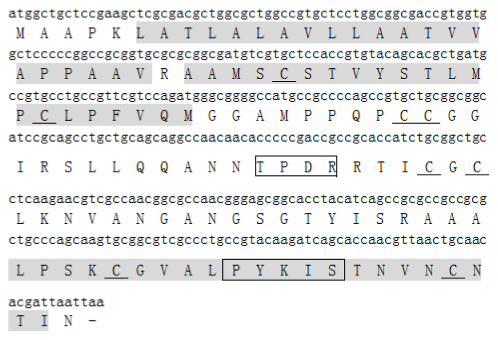 Isolation and Functional Analysis of ZmLTP3, a Homologue to