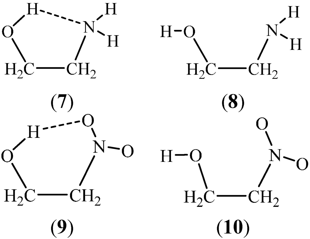 IJMS Free FullText Competing Intramolecular vs. Intermolecular Hydrogen Bonds in Solution