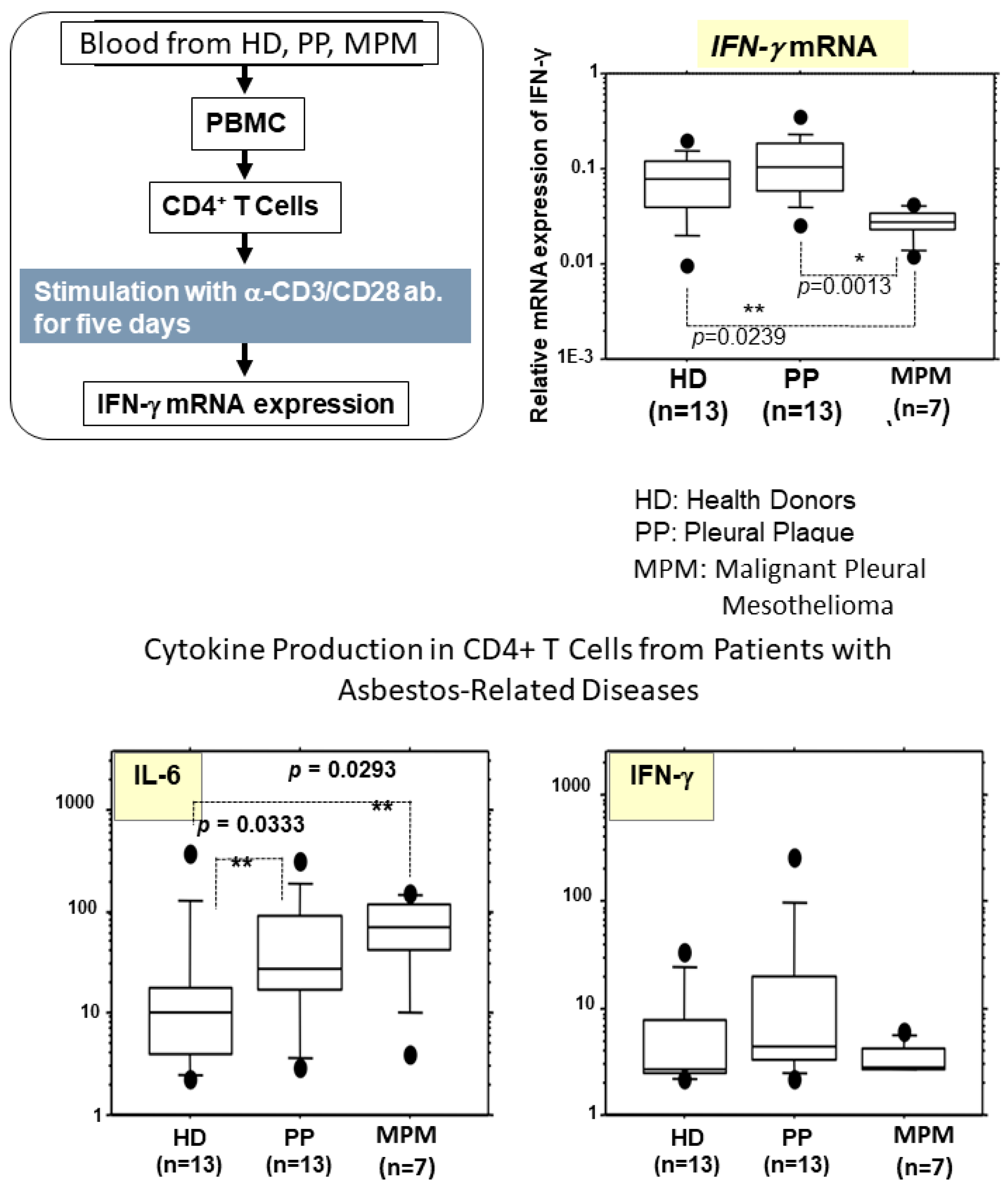 Ijms Free Full Text Inflammatory Alteration Of Human T Cells Exposed Continuously To Asbestos Html