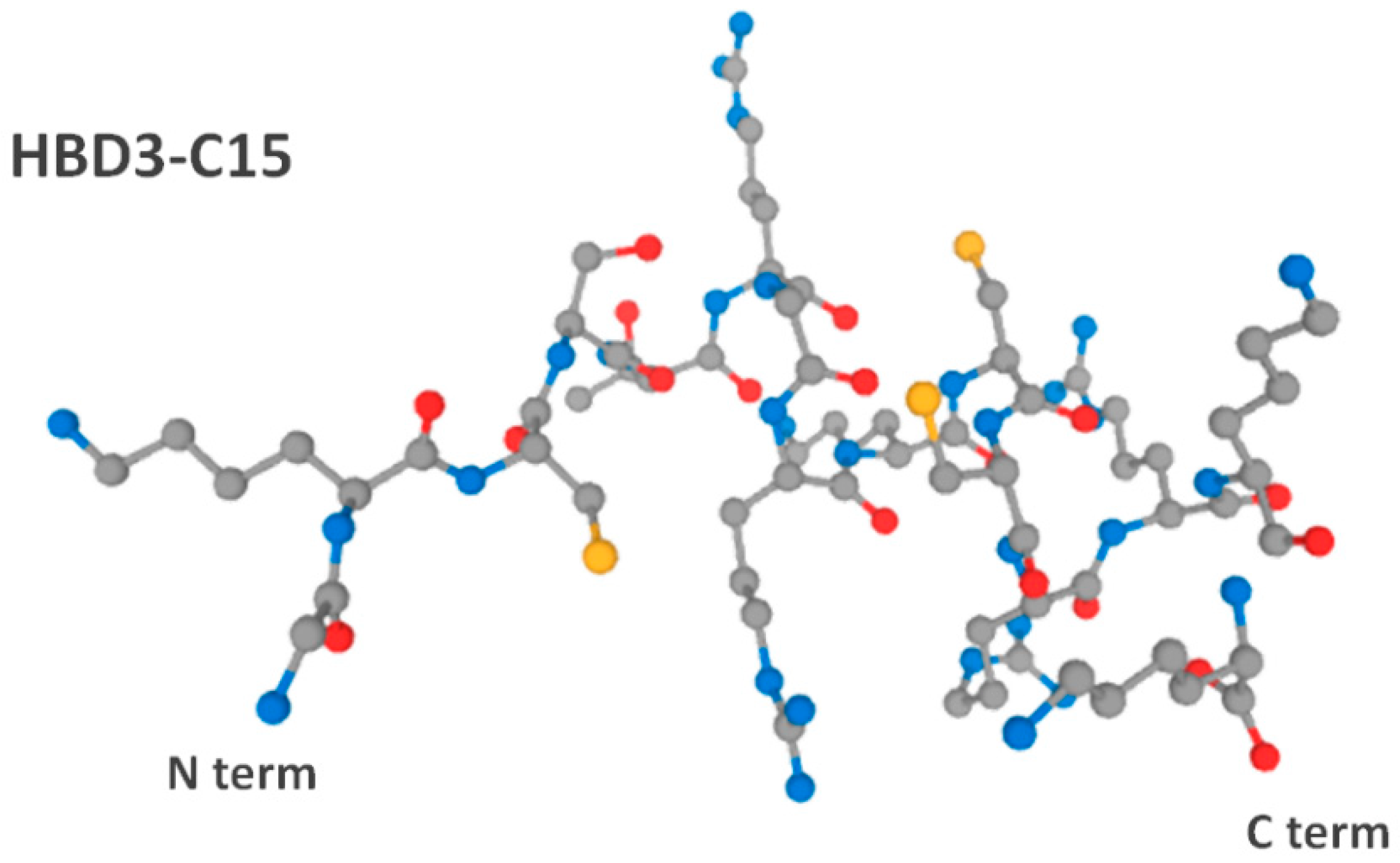 IJMS Free FullText Synthetic Human β Defensin3C15 Peptide in