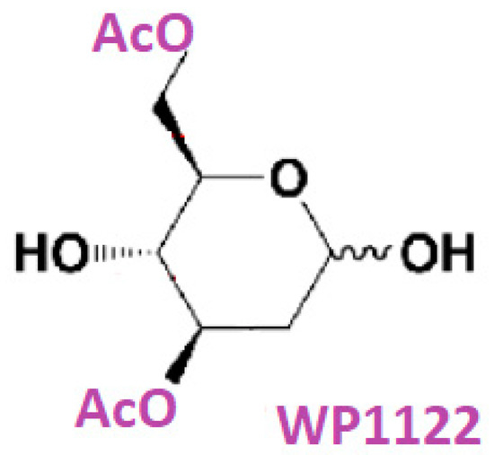 イラスト Deoxy.Hb' 2-deoxy-d-ribofuranose Skeletal Structure Diagramsugar