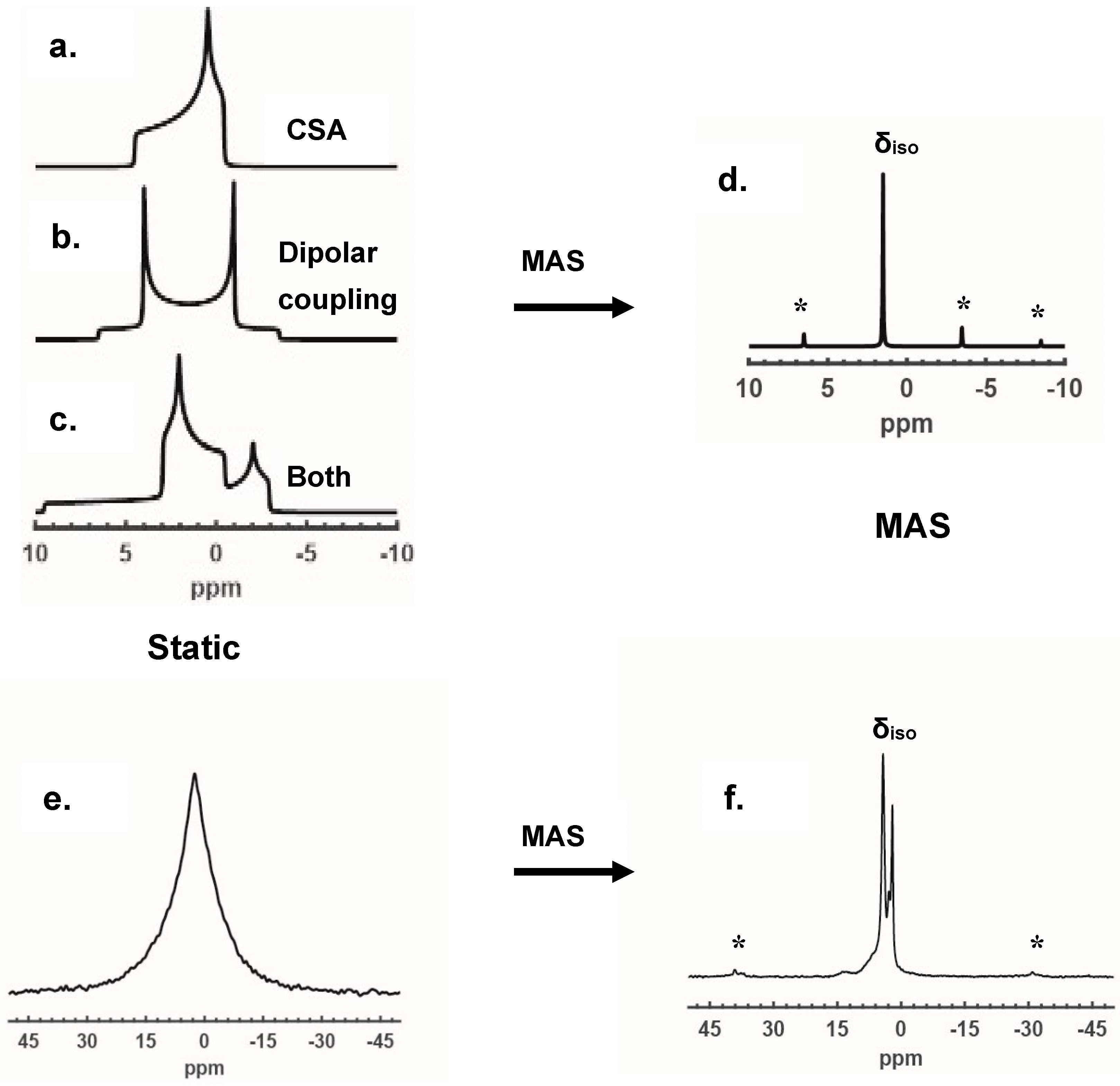 IJMS | Free Full-Text A Practical Review NMR Lineshapes for Spin-1/2 and Quadrupolar Nuclei in Disordered Materials