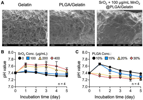 Strontium Peroxide-Loaded Composite Scaffolds Capable of